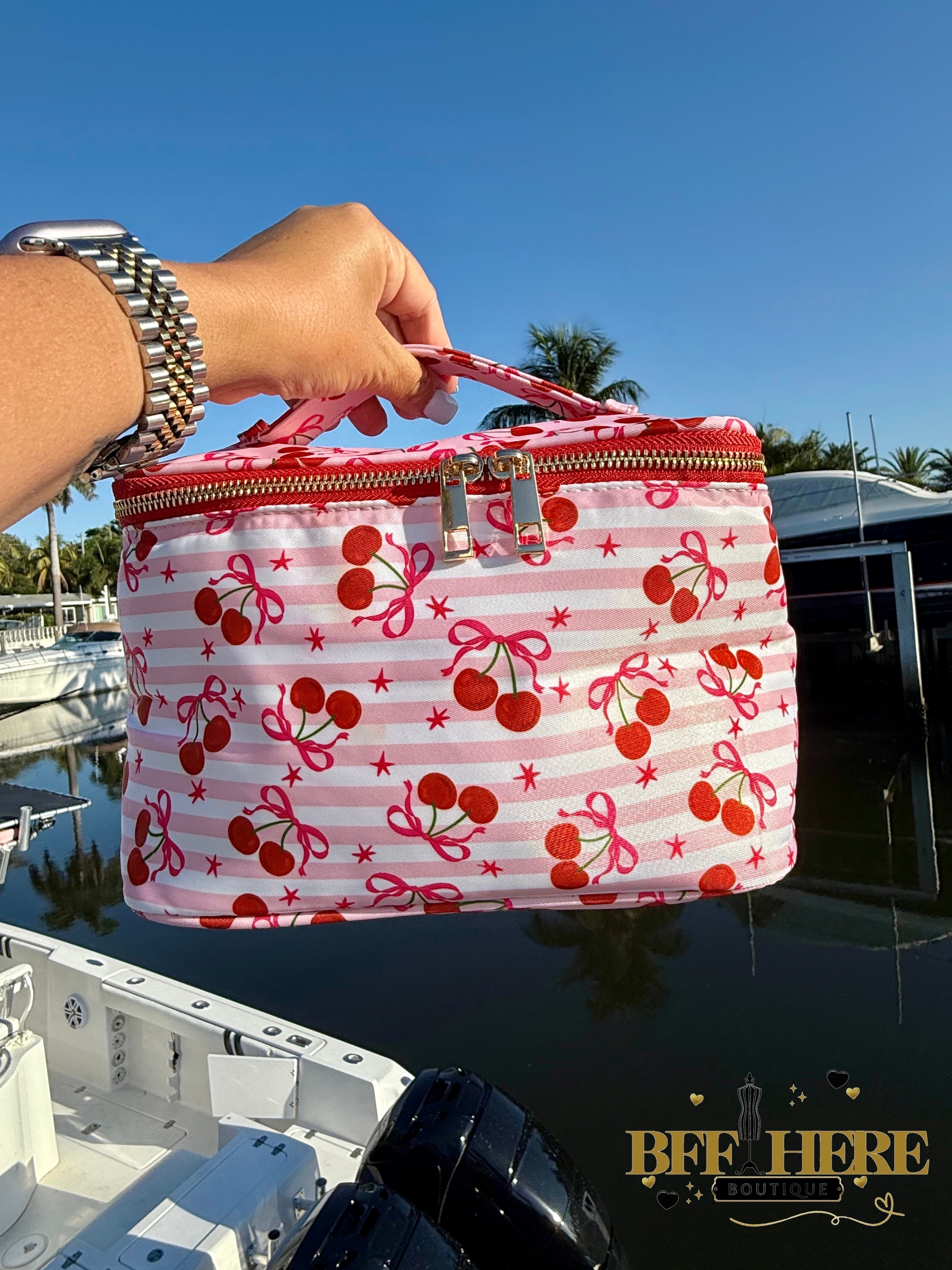 Cherry Bomb Travel Bag by Jess Lea - BFF Here