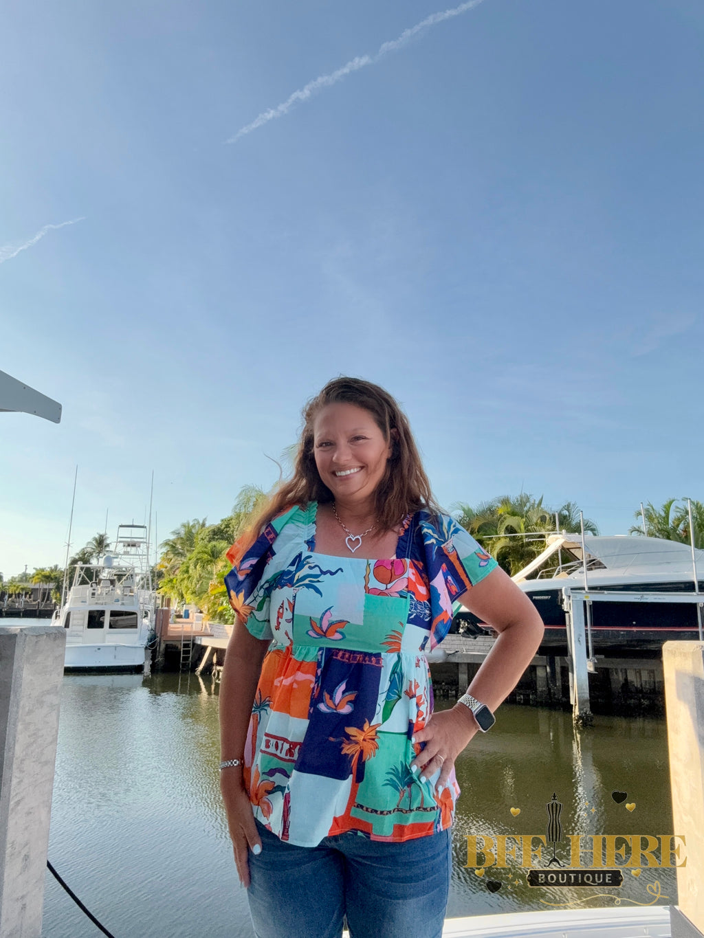 Island Time Vibes Top - BFF Here