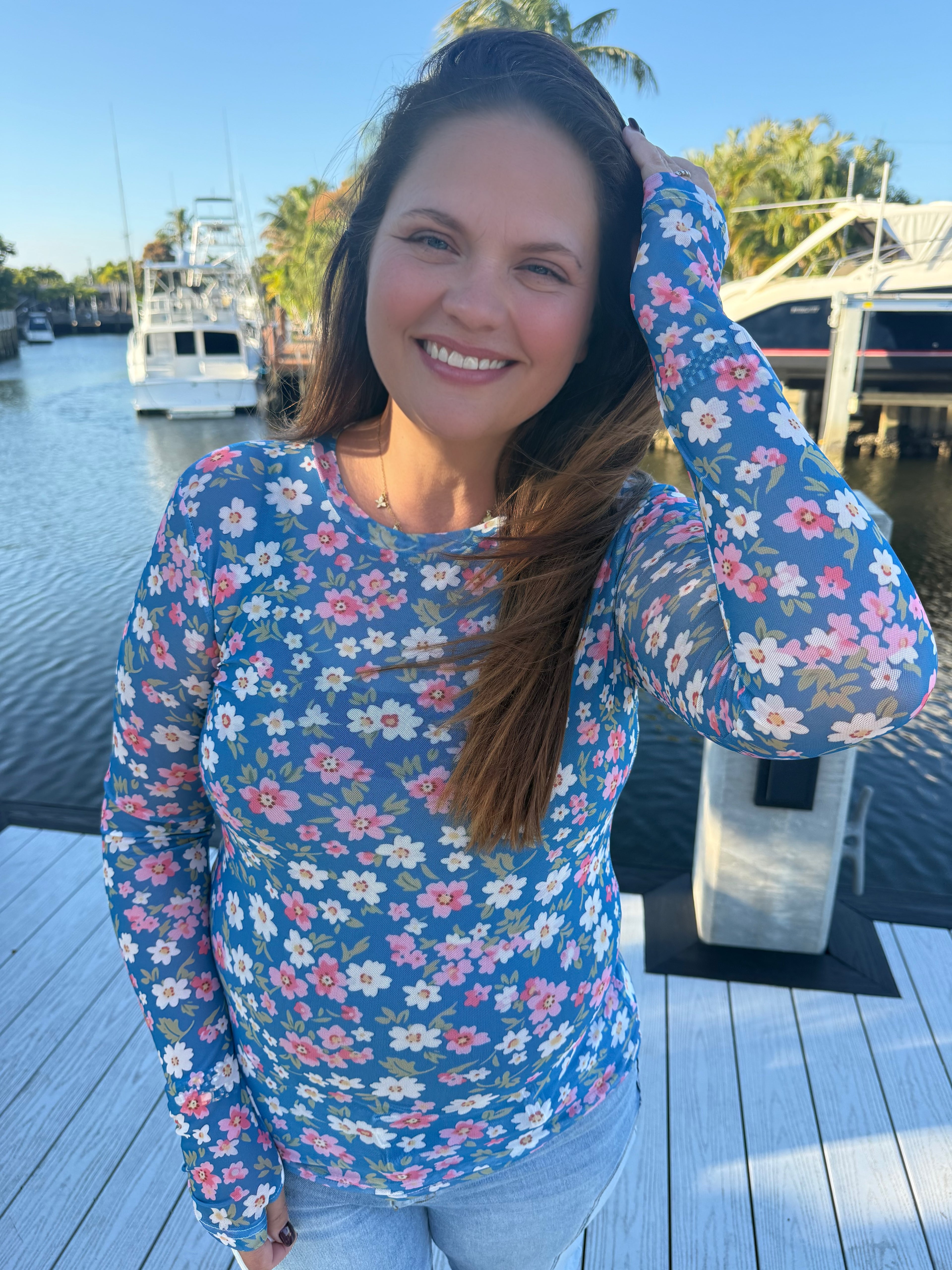 Spring Dress It Up Mesh Top by Blakeley - BFF Here