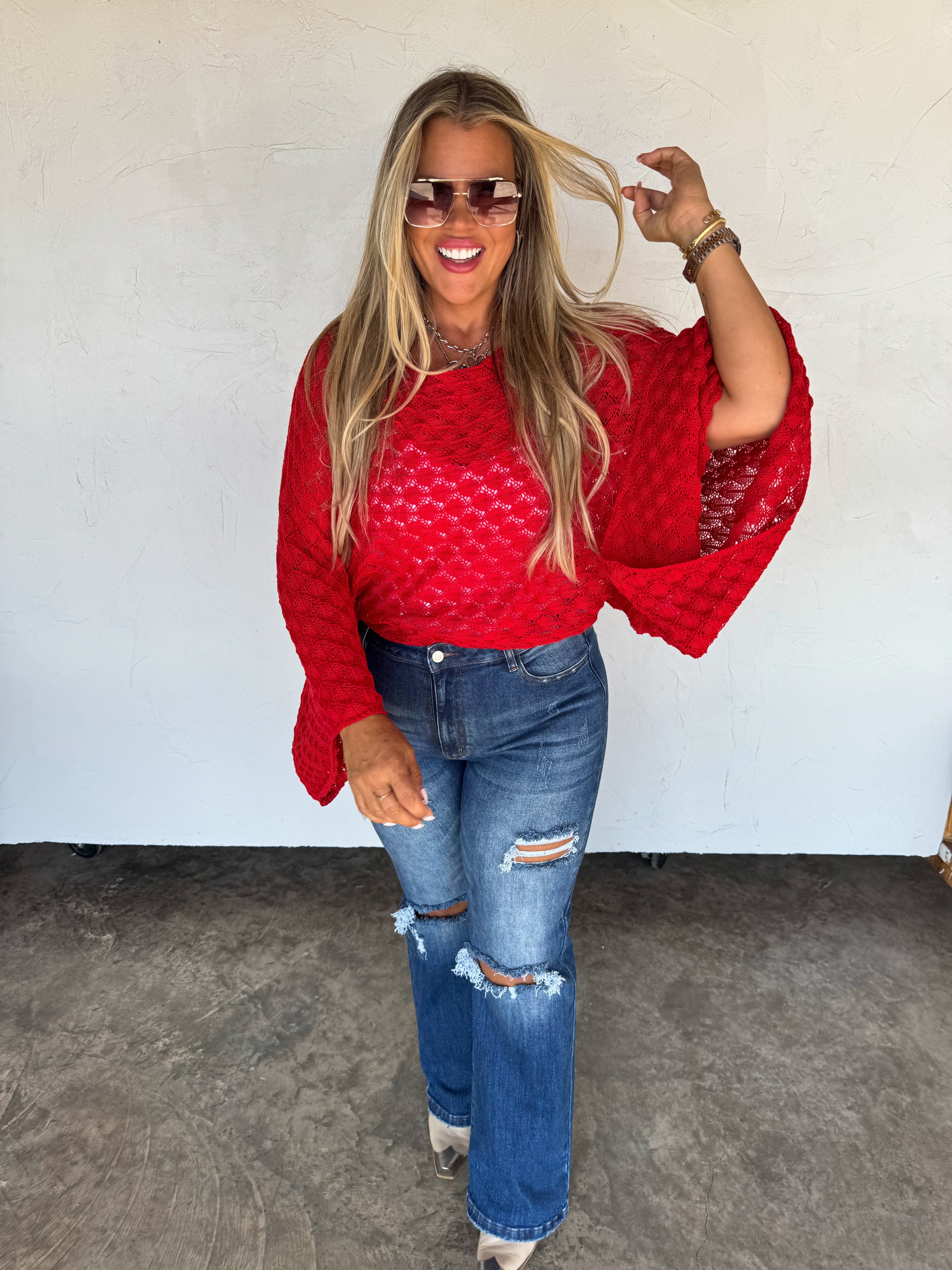 PREORDER: Winter Free Spirit Bell Sleeve Top by Blakeley (ETA: Mid December) - BFF Here