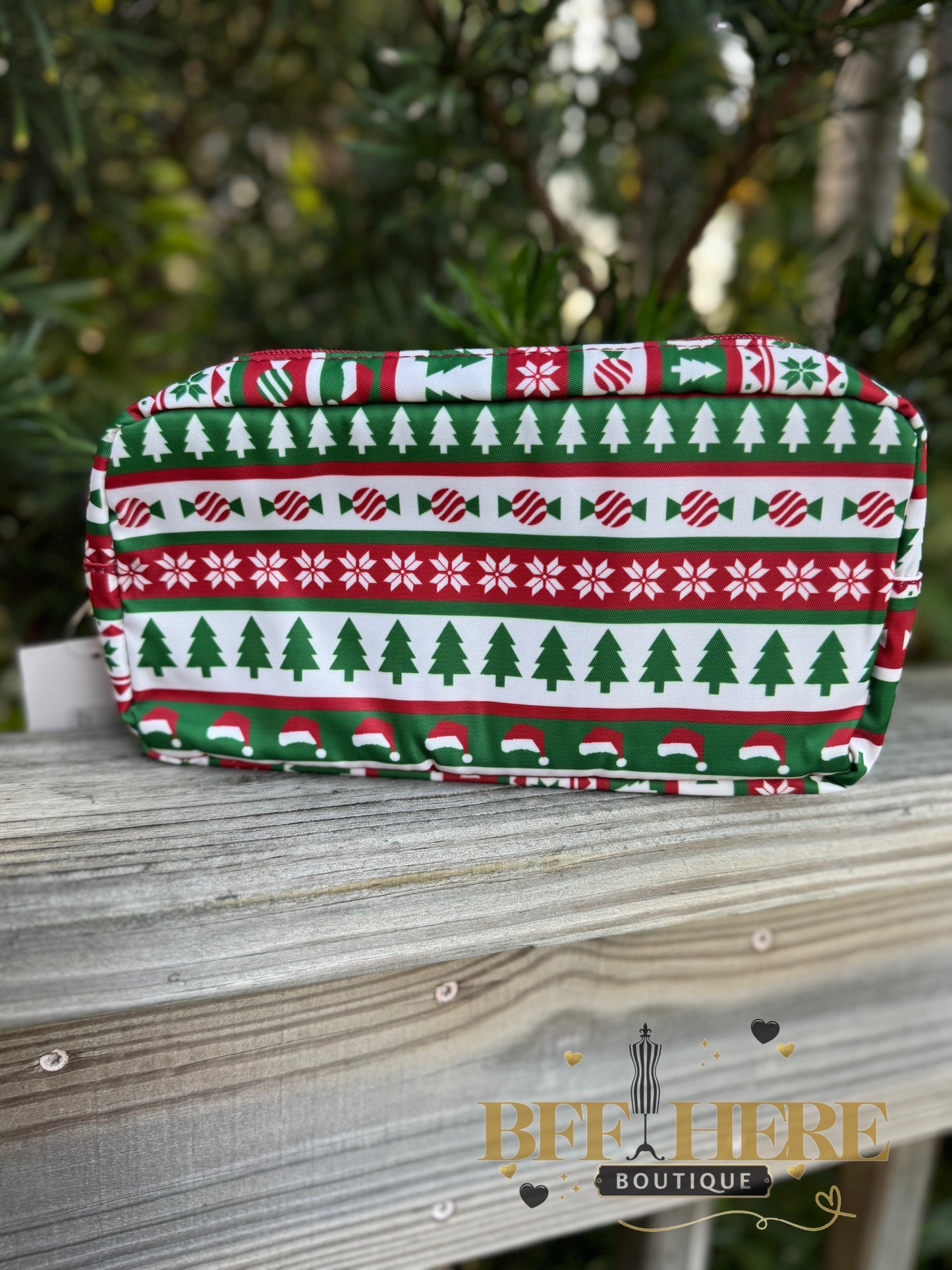 Cozy Christmas Travel Bag by Jess Lea