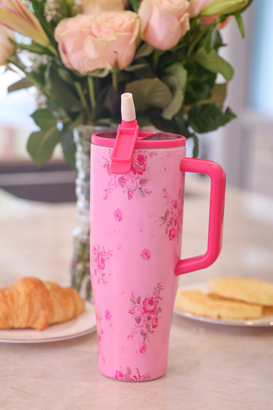 PREORDER: Blushing Blooms Sleek Tumbler by Jess Lea (ETA January)