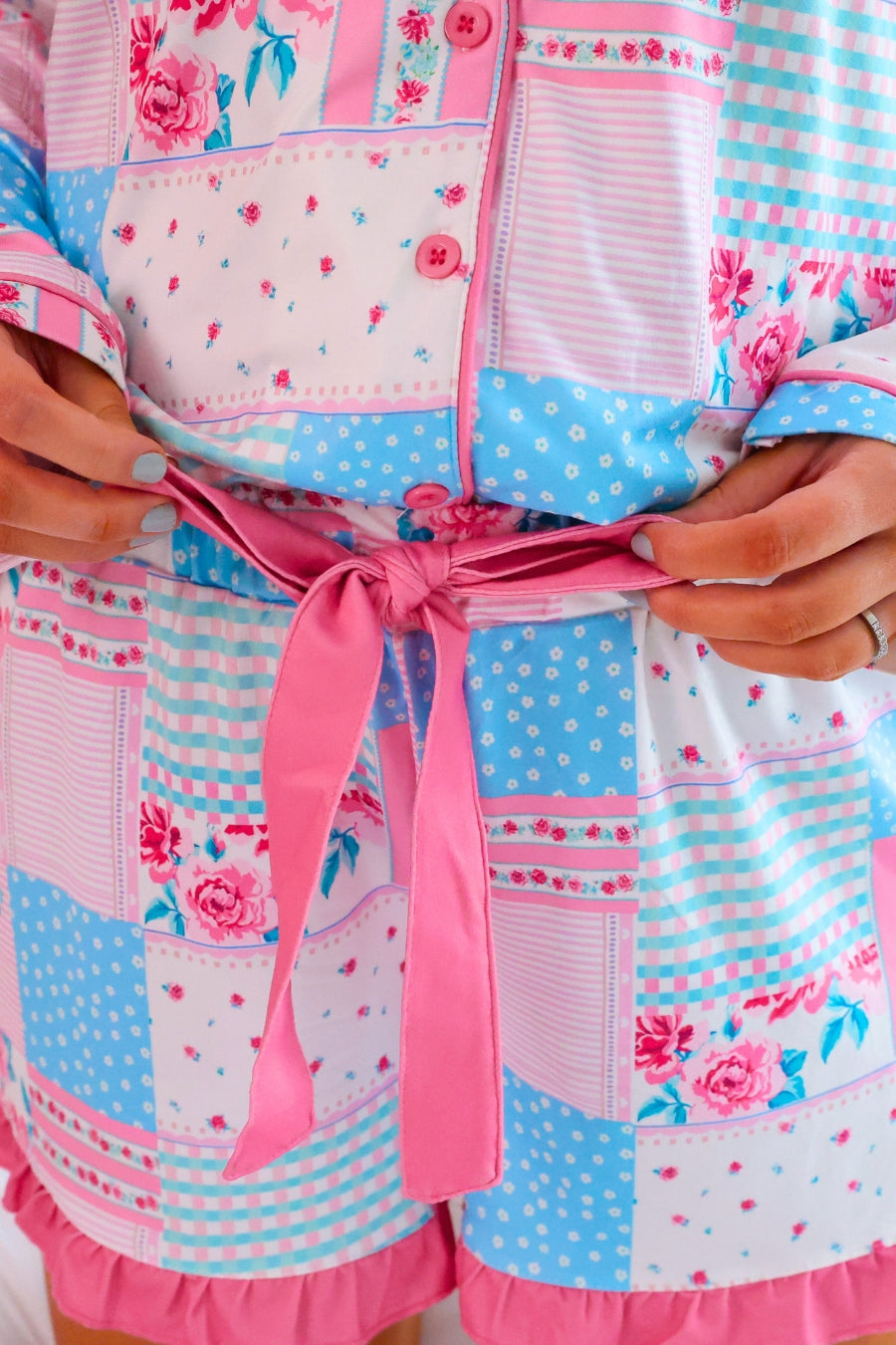 PREORDER: Pink Heirloom Ruffle Pajama Set by Jess Lea (Array) ETA: March - BFF Here