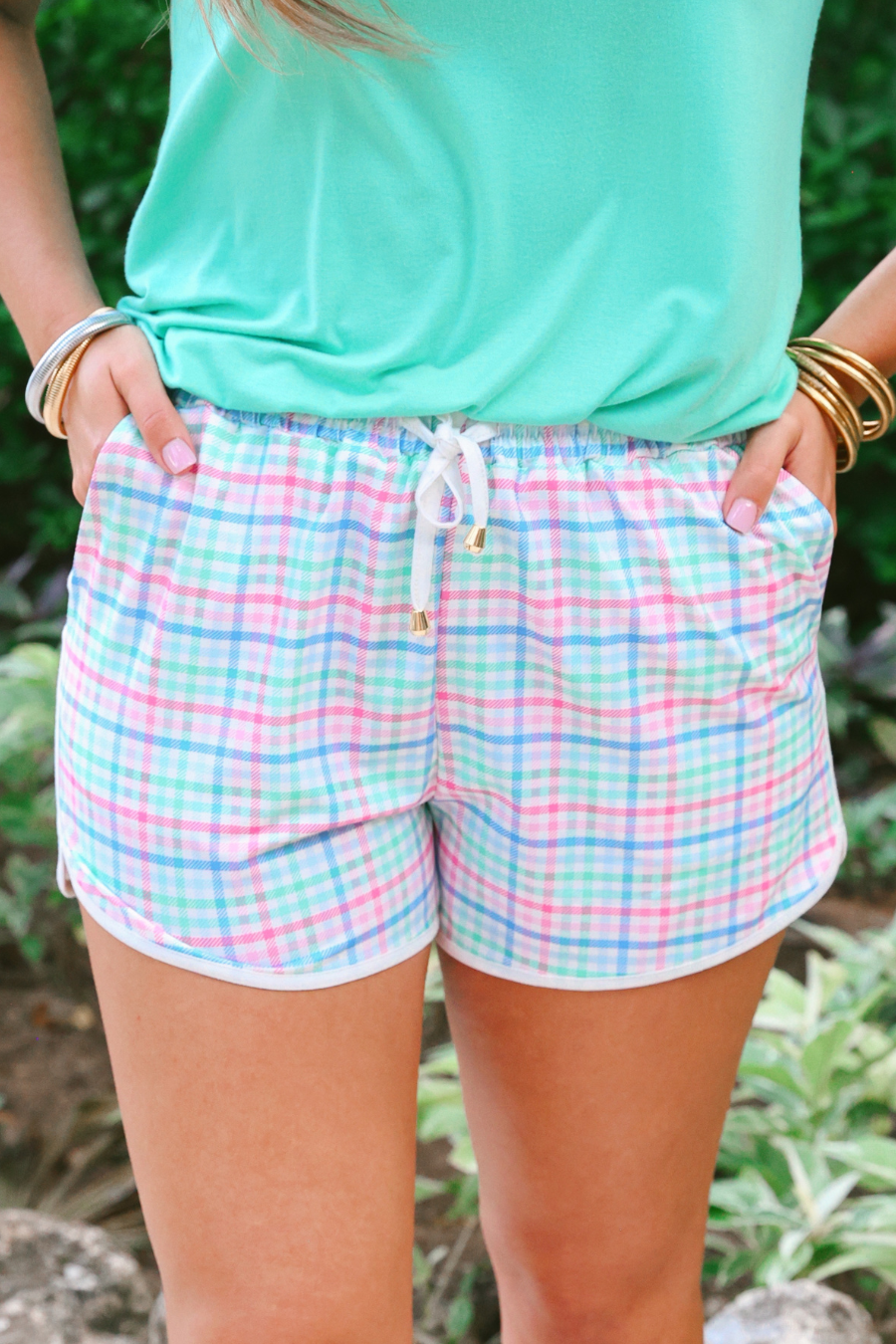 Pastel Plaid Everyday Shorts by Jess Lea - BFF Here