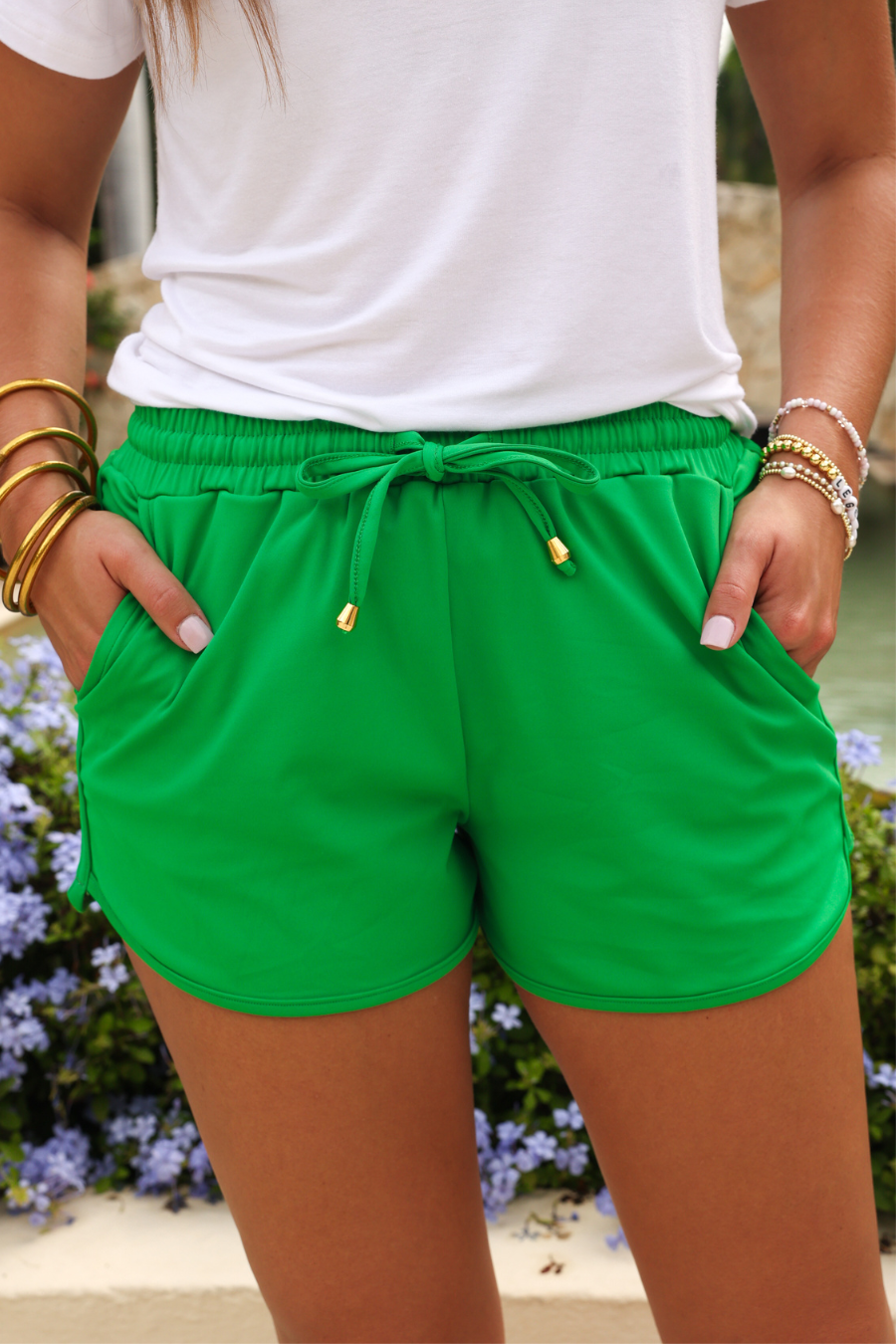 PREORDER- Solid Green Everyday Shorts by Jess Lea (ETA: February) - BFF Here