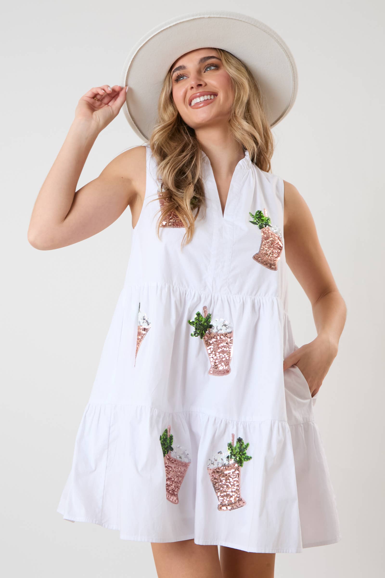 Cocktail Hour Sparkling Dress / Choice of Color - BFF Here