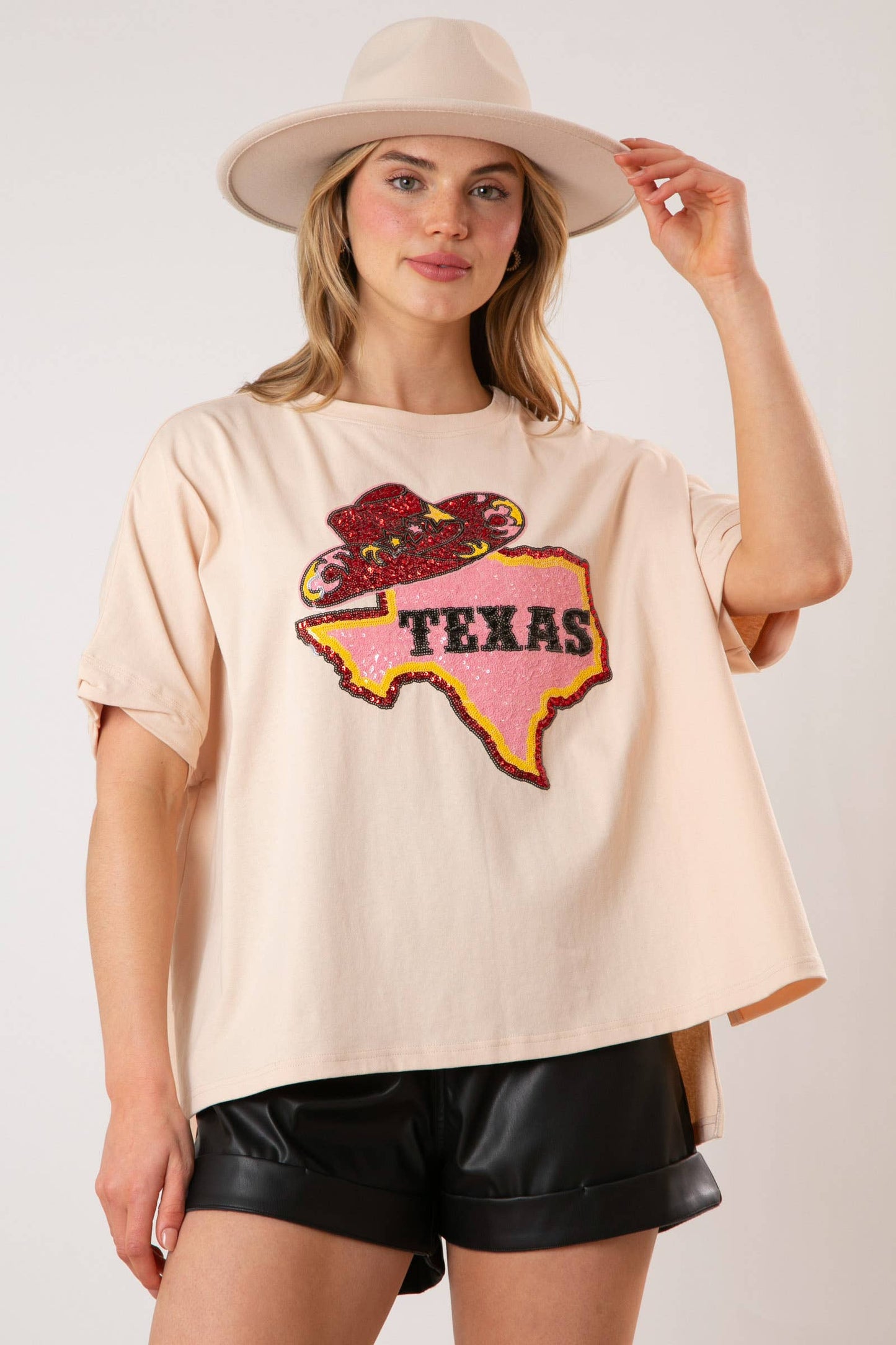 Glittering Texas Spirit Tee - BFF Here