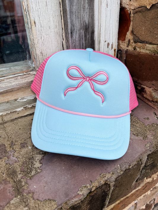 Sweet and Sassy Bow Trucker Hat - BFF Here