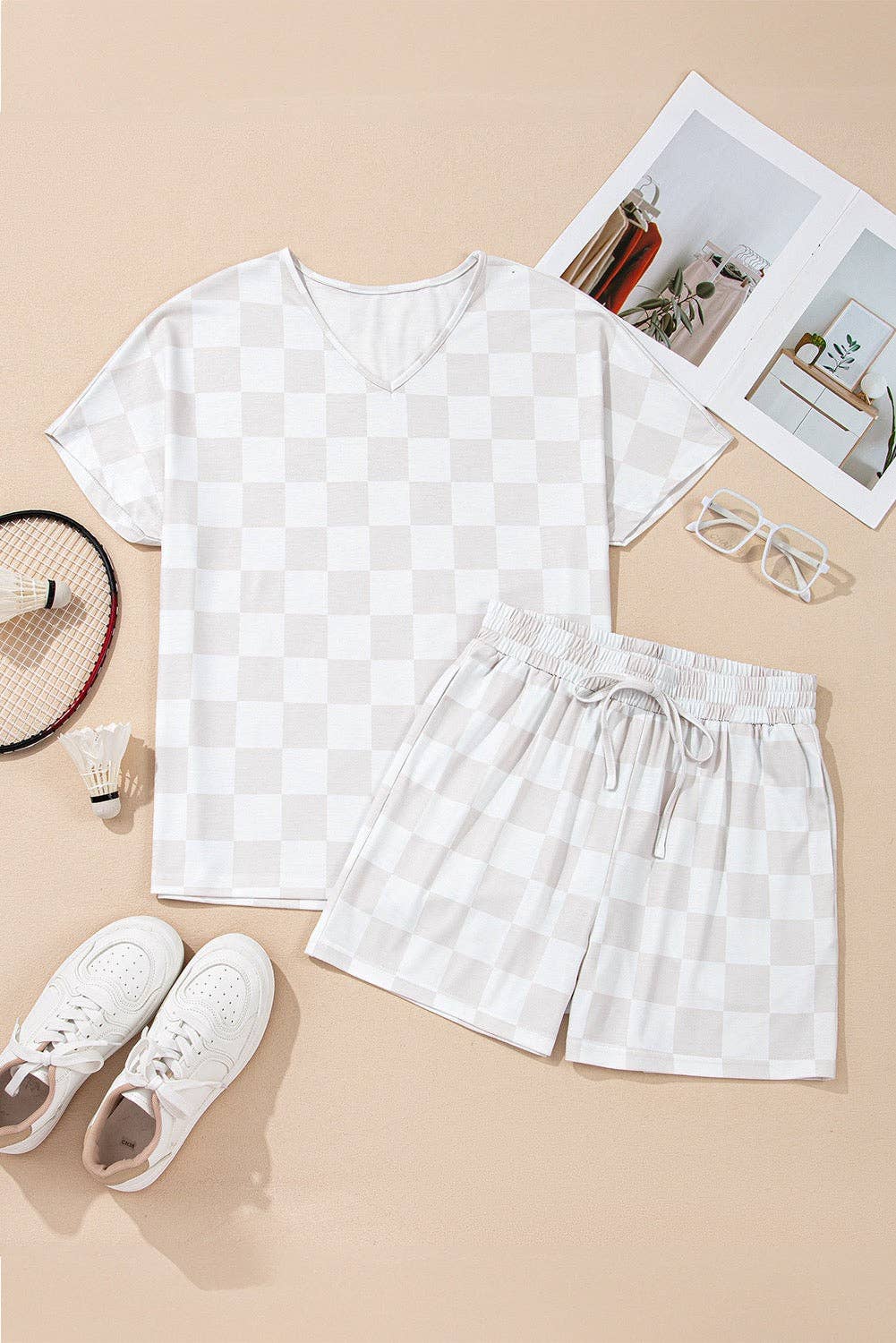 Cloudsoft Checkered Set - BFF Here