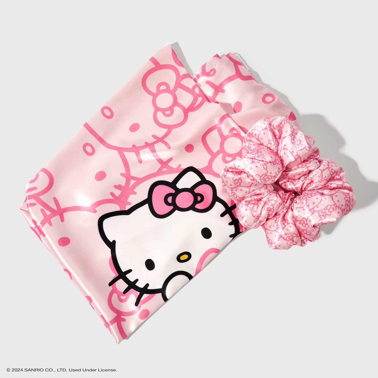 Hello Kitty x Kitsch Satin Pillowcase & Pillow Scrunchie Set - BFF Here