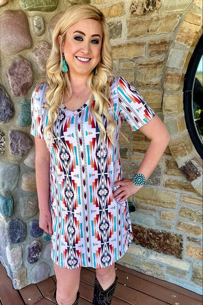 Sunday Morning T-Shirt Dress by Sterling Kreek - BFF Here