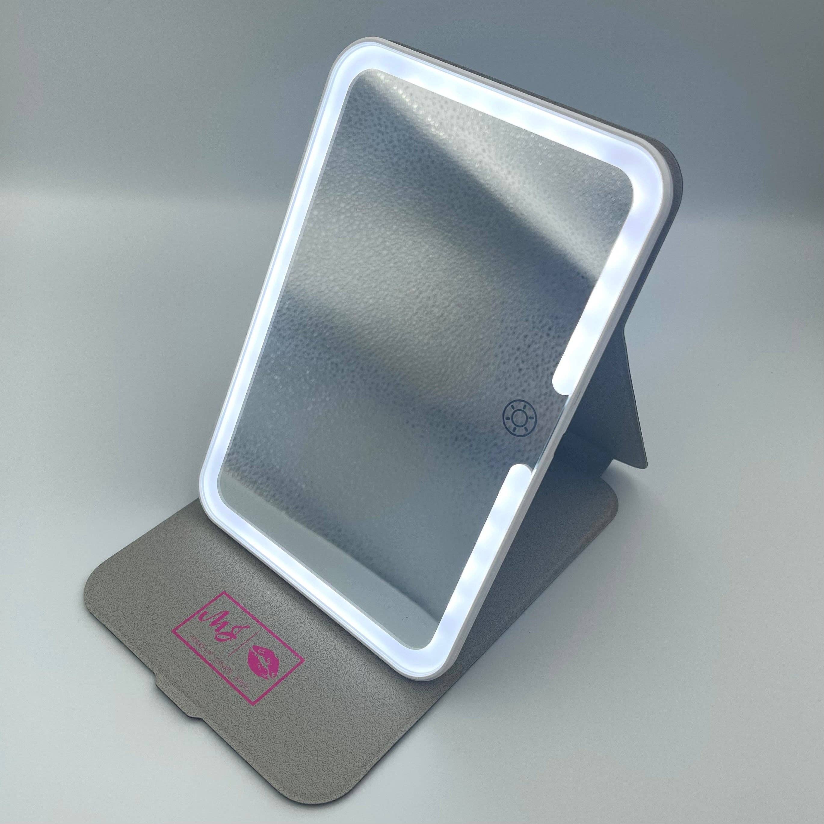 MJ Rechargeable LED Travel Mirror - BFF Here