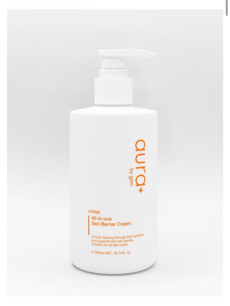 PREORDER:All-In-One Skin Barrier Cream | 300ml Pump Bottle  by Aura by GEM (Ships March) - BFF Here