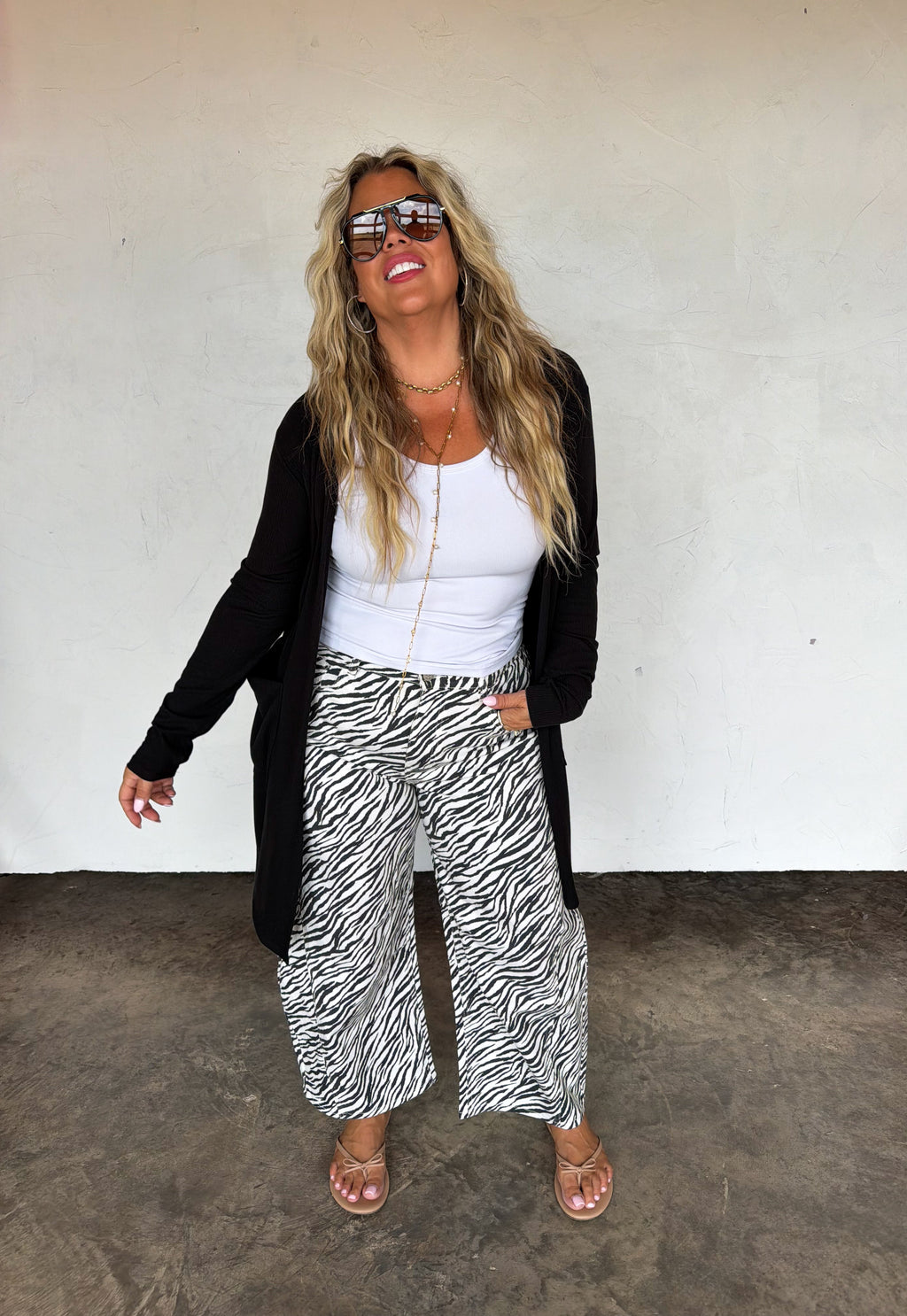 PREORDER: Zebra Bex Barrel Jeans by Blakeley (ETA December)