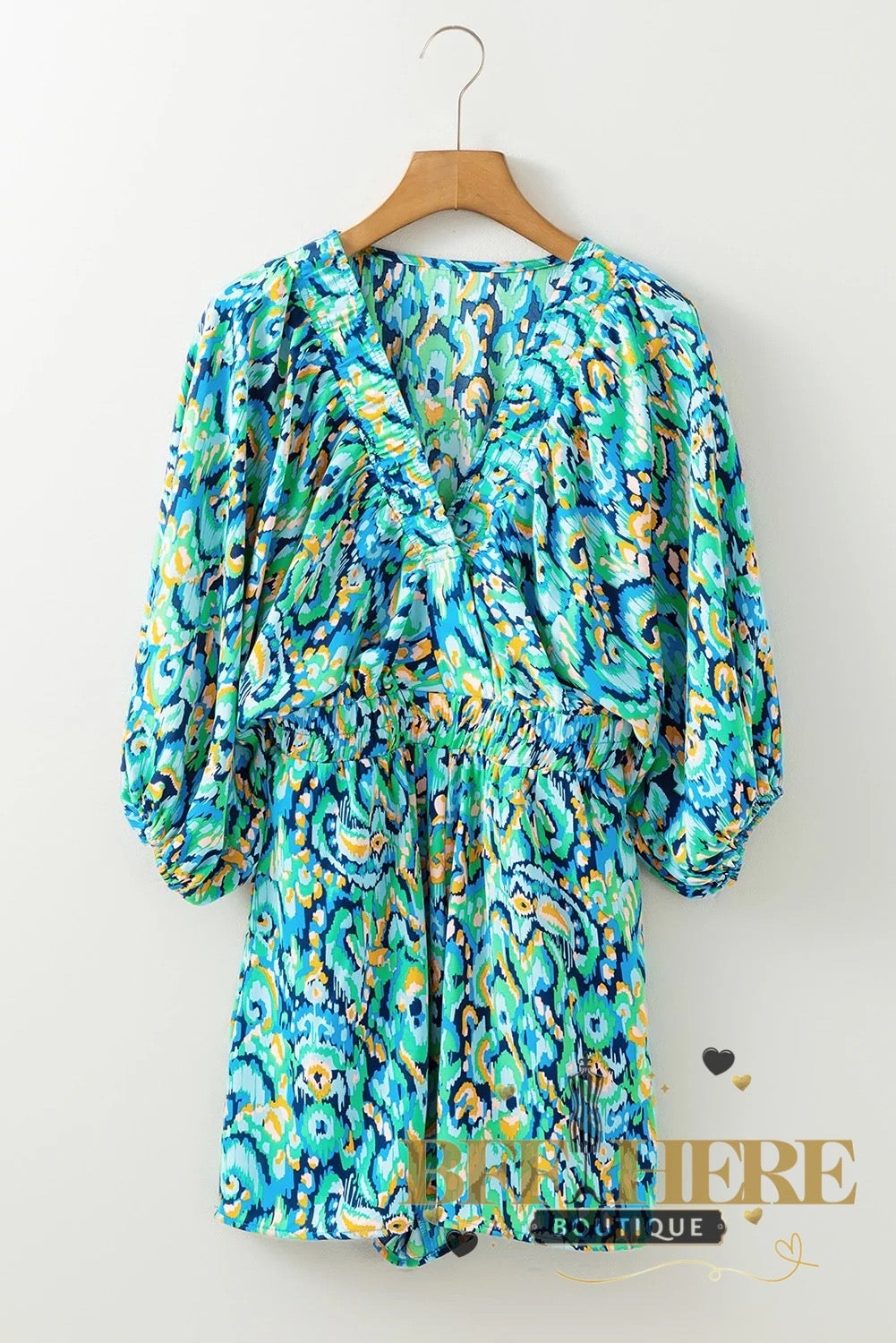 Tropical Breeze Ruffle Romper - BFF Here