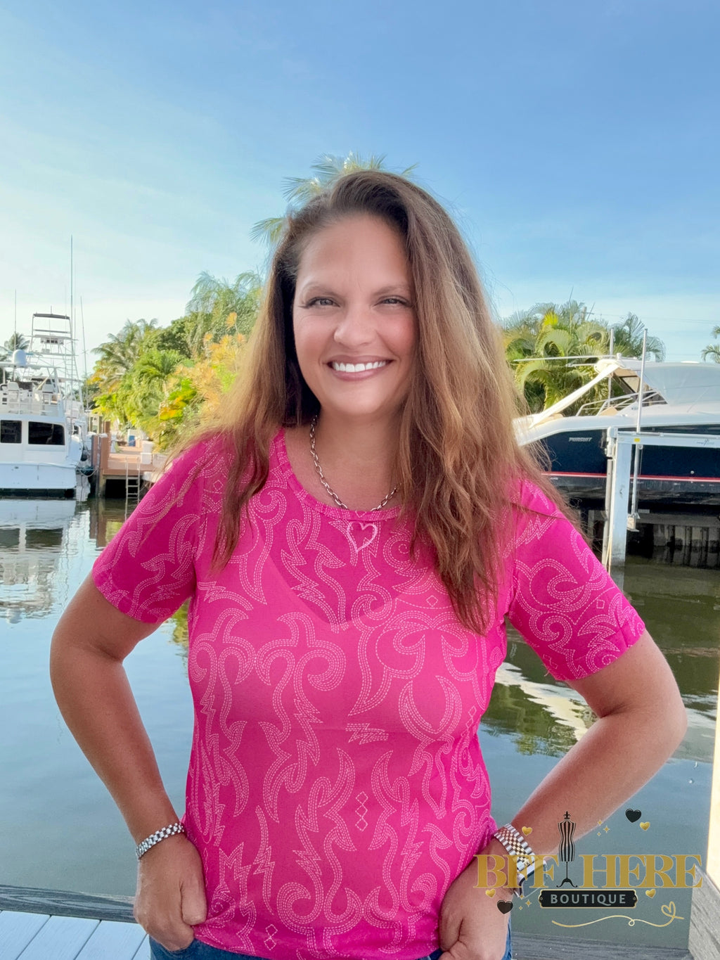 Let’s Go Girls Mesh Top by Sterling Kreek - BFF Here