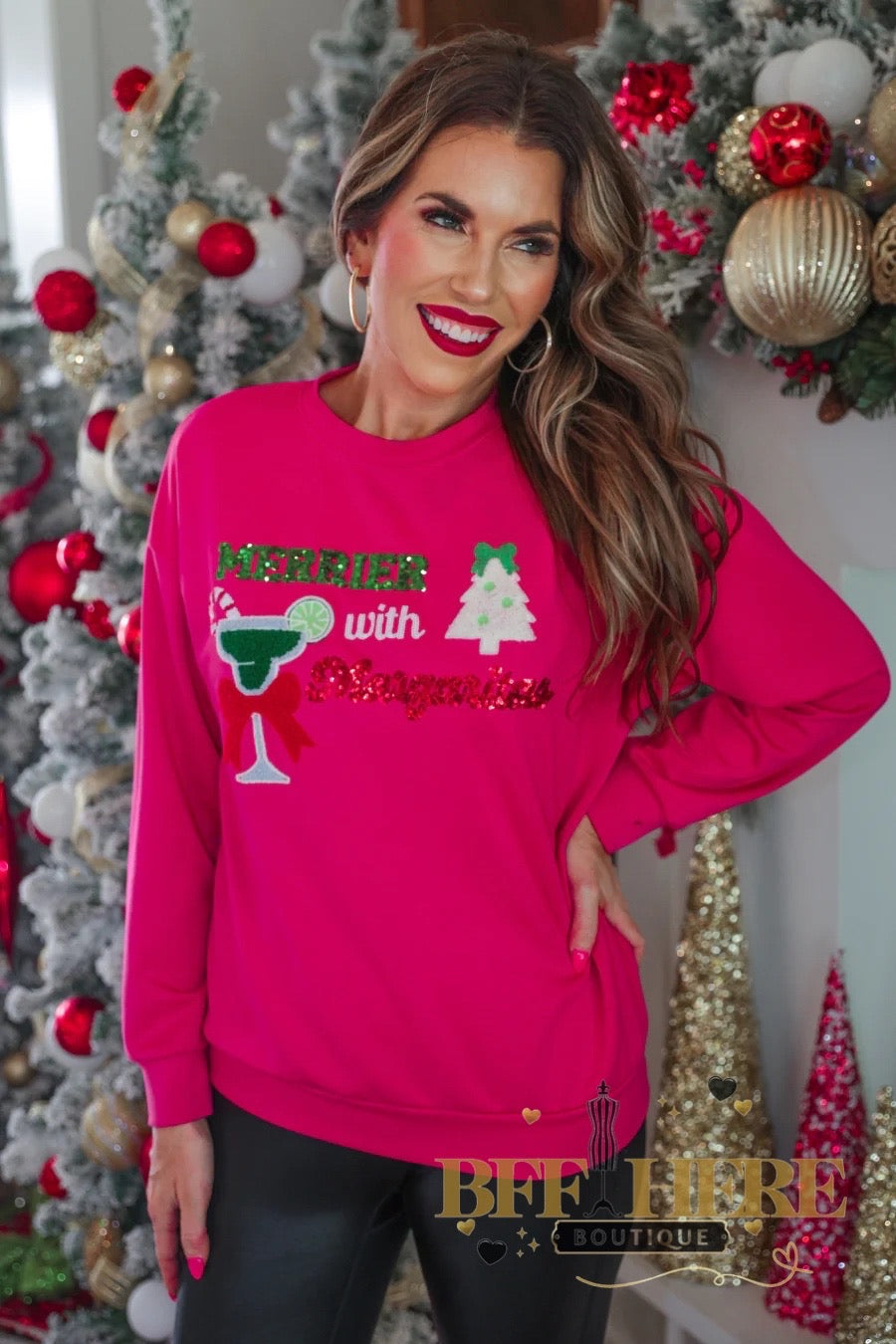 Merrier with Margaritas Pullover by Jess Lea