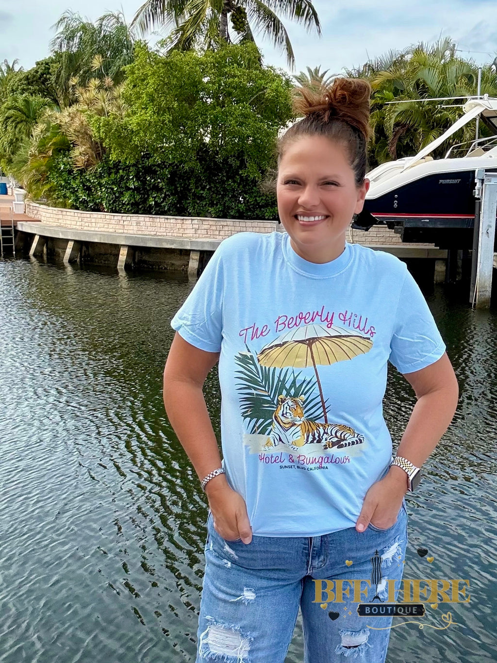 Beverly Hills Babe Tee - BFF Here