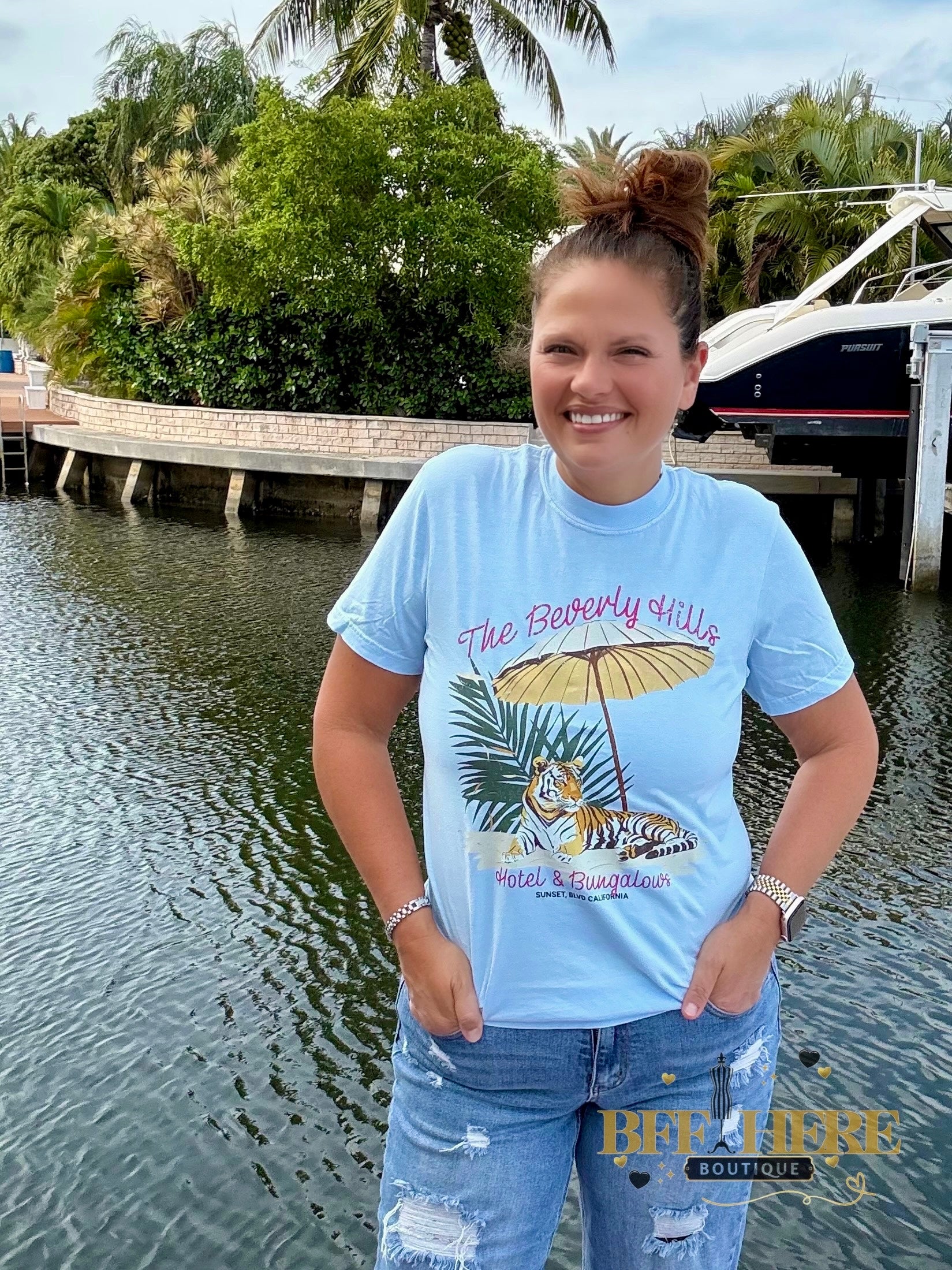 Beverly Hills Babe Tee - BFF Here