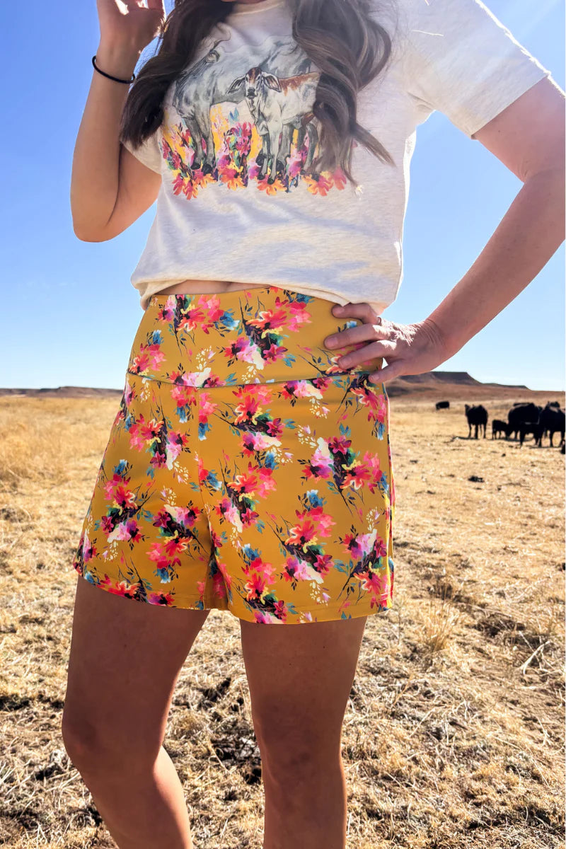 Warm Wildflower Shorts by Sterling Kreek - BFF Here