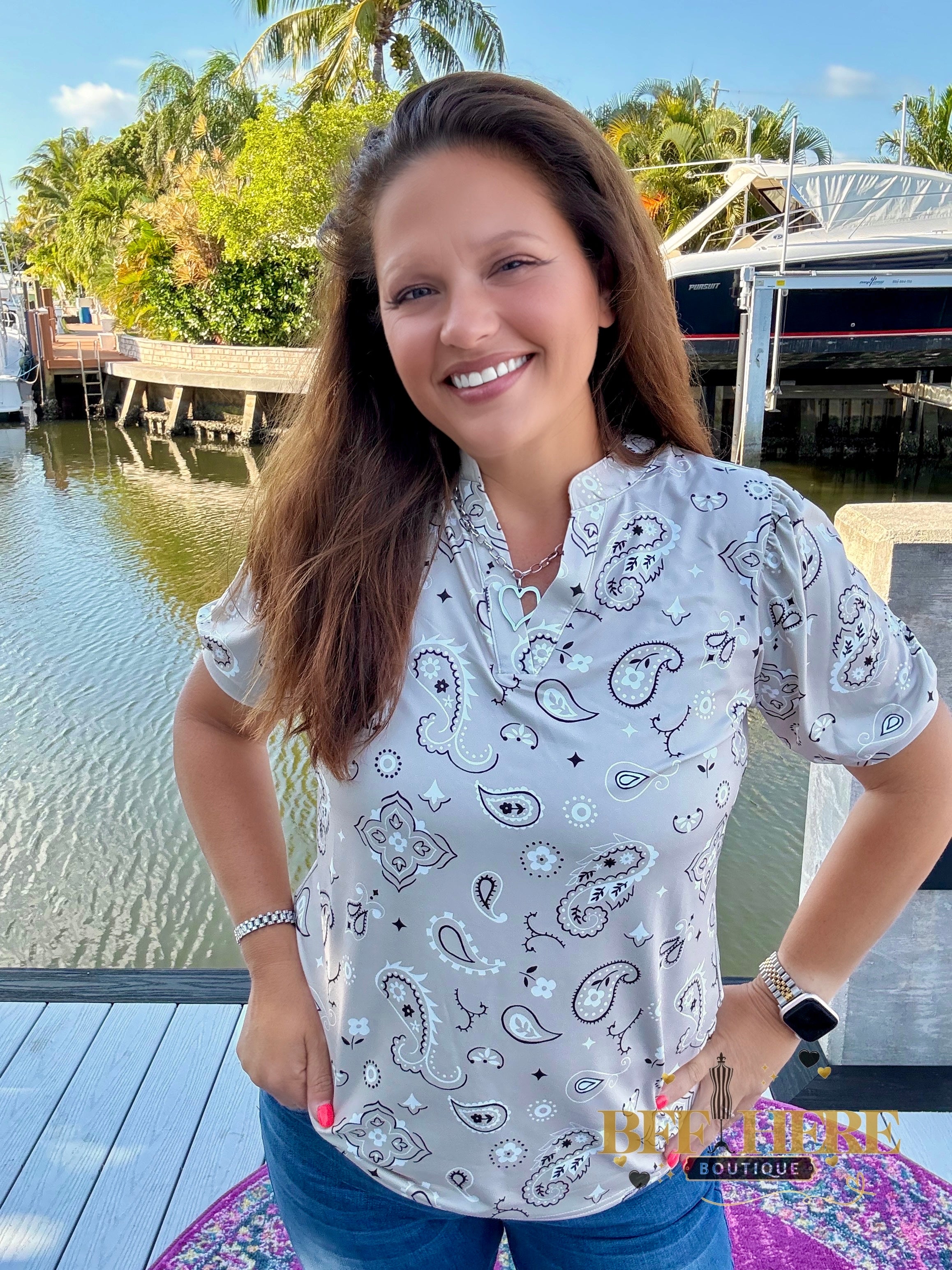 The Paisley Top by Sterling Kreek - BFF Here