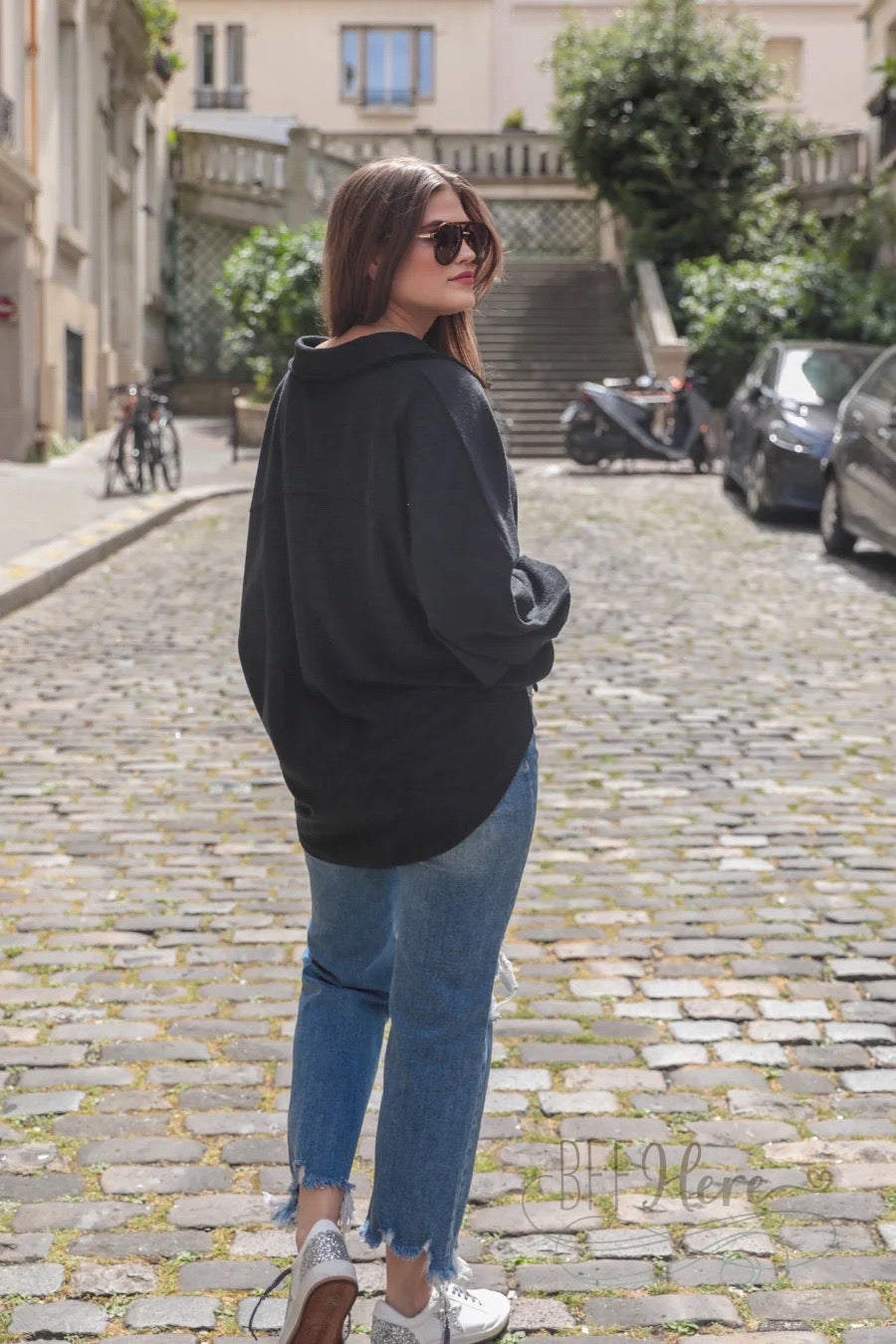 Harper Button Top / Choice of Color - BFF Here