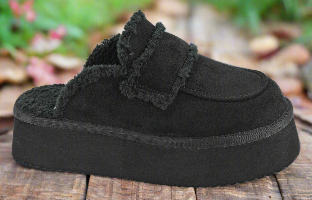 Veg Out / Black Faux Suede by Corkys (ETA: End of September) - BFF Here