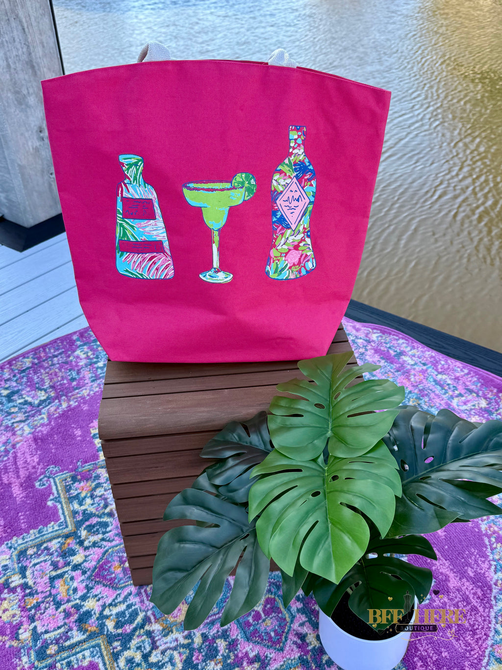 Tequila Sunrise Tropic Tote - BFF Here