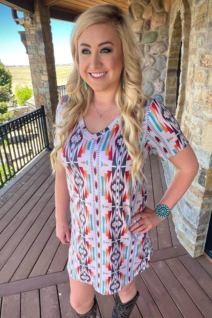 Sunday Morning T-Shirt Dress by Sterling Kreek - BFF Here