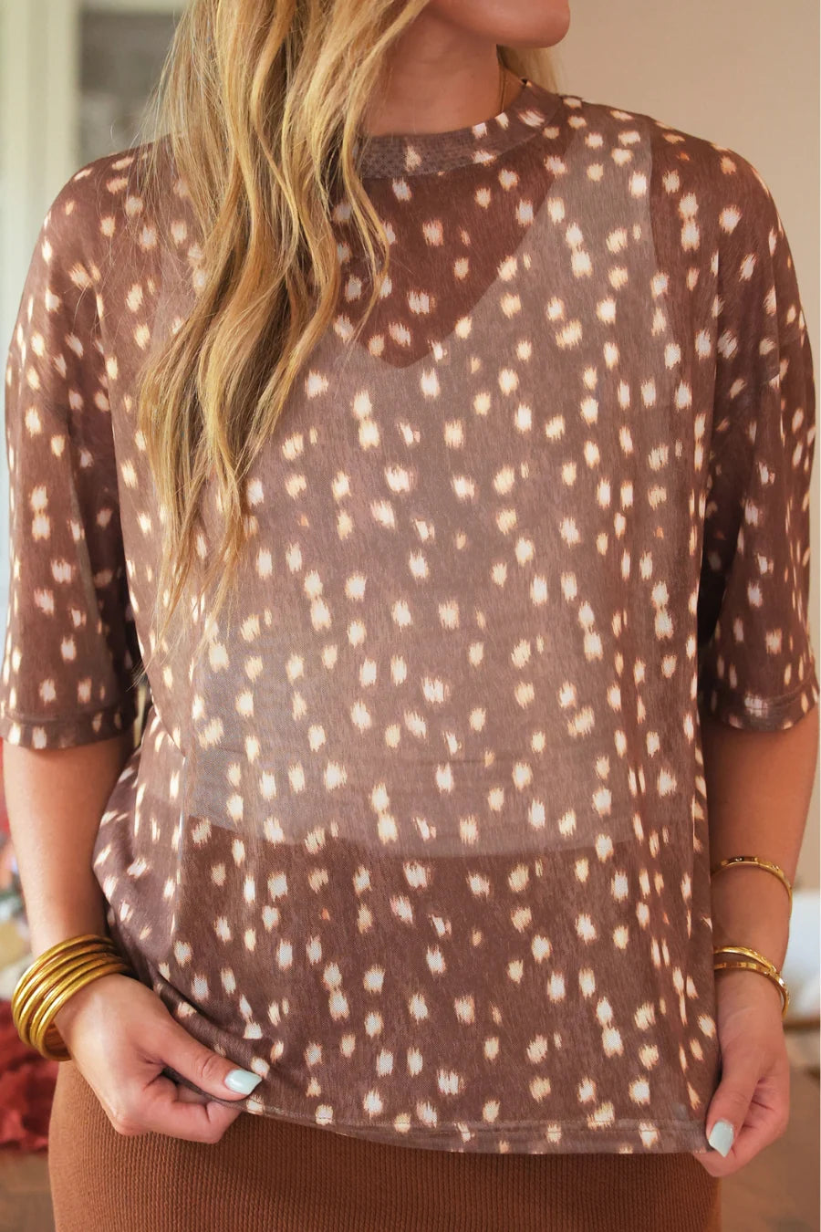 PREORDER: Emma Mesh Top / Oh Deer by Jess Lea (ETA: September)