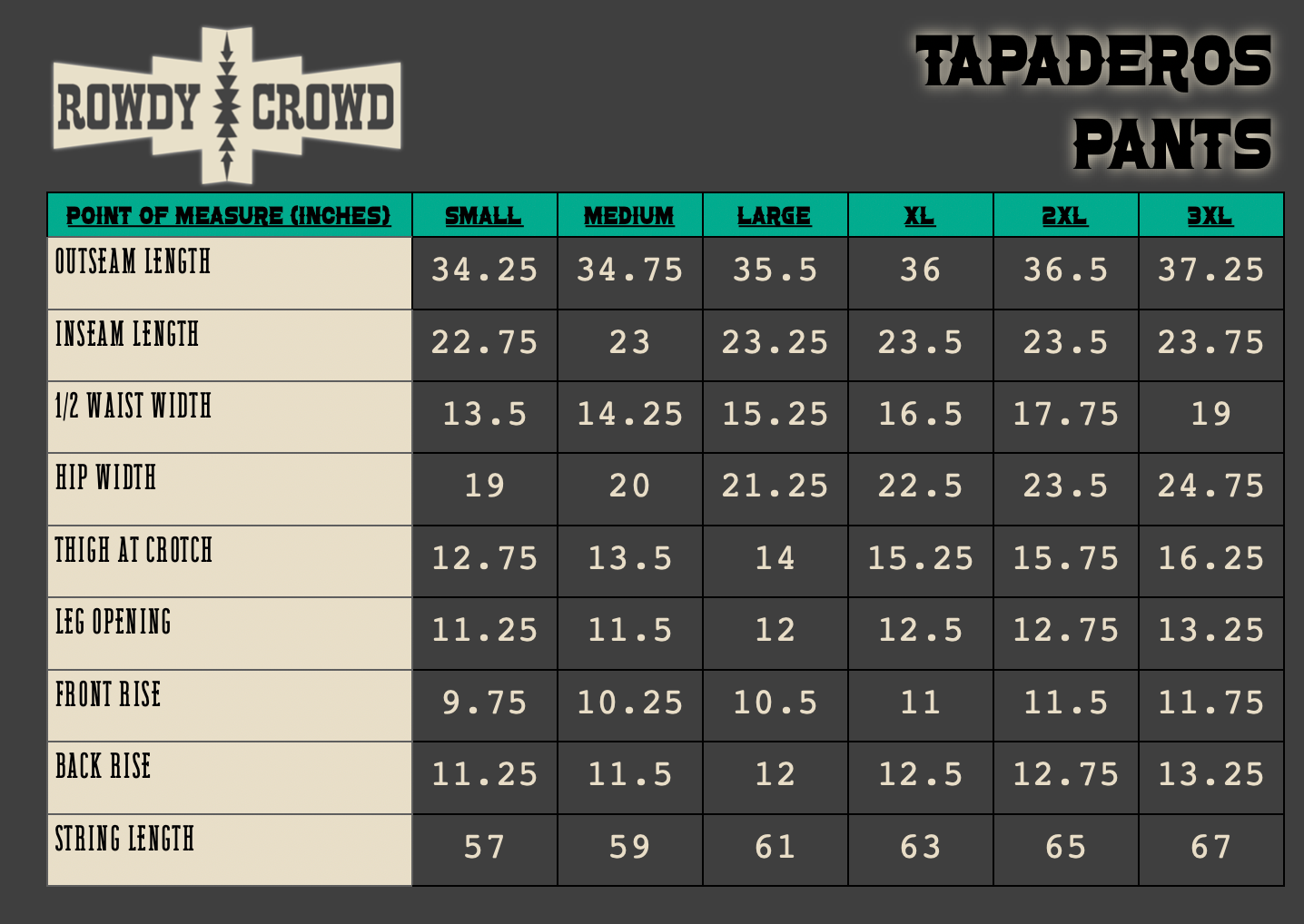 Tapaderos Pants by Rowdy Crowd Clothing - BFF Here