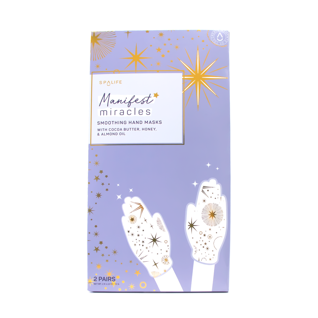 Holiday Manifest Miracles Smoothing Hand Masks - 2 Pairs - BFF Here