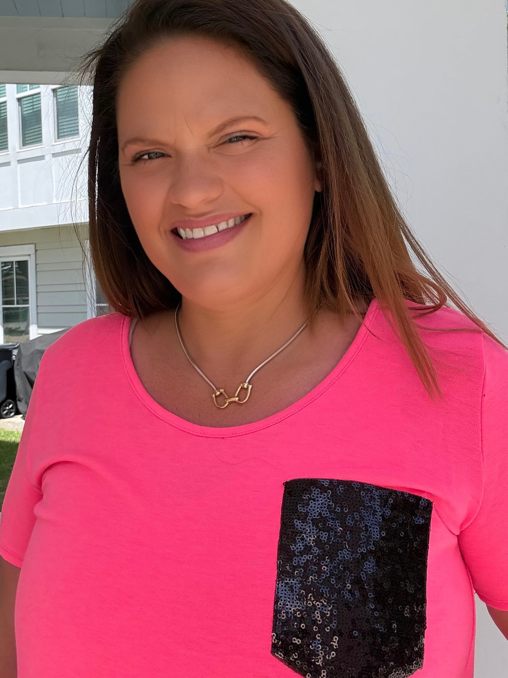 Neon Pink Basic Tee by HeimishUSA (ARRAY) — Ships 2-3 weeks - BFF Here