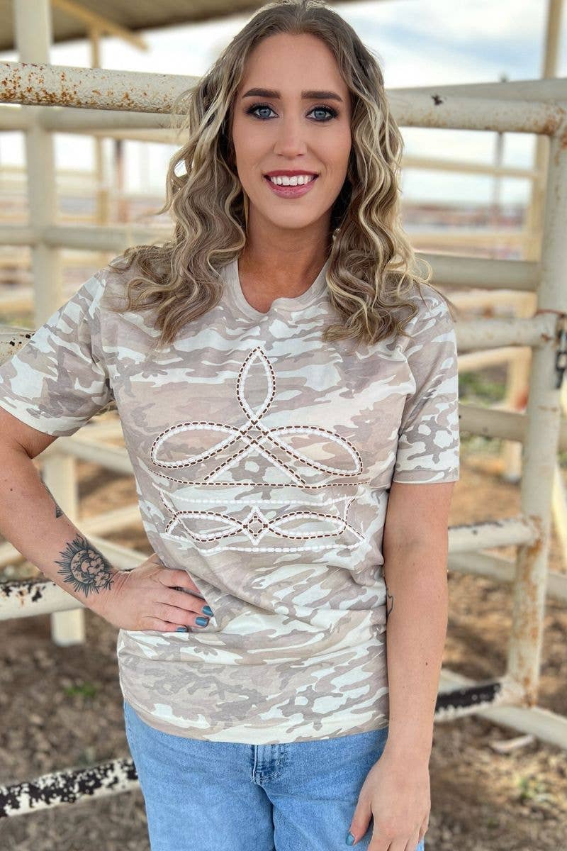 Camo Sands Tee by Sterling Kreek - BFF Here