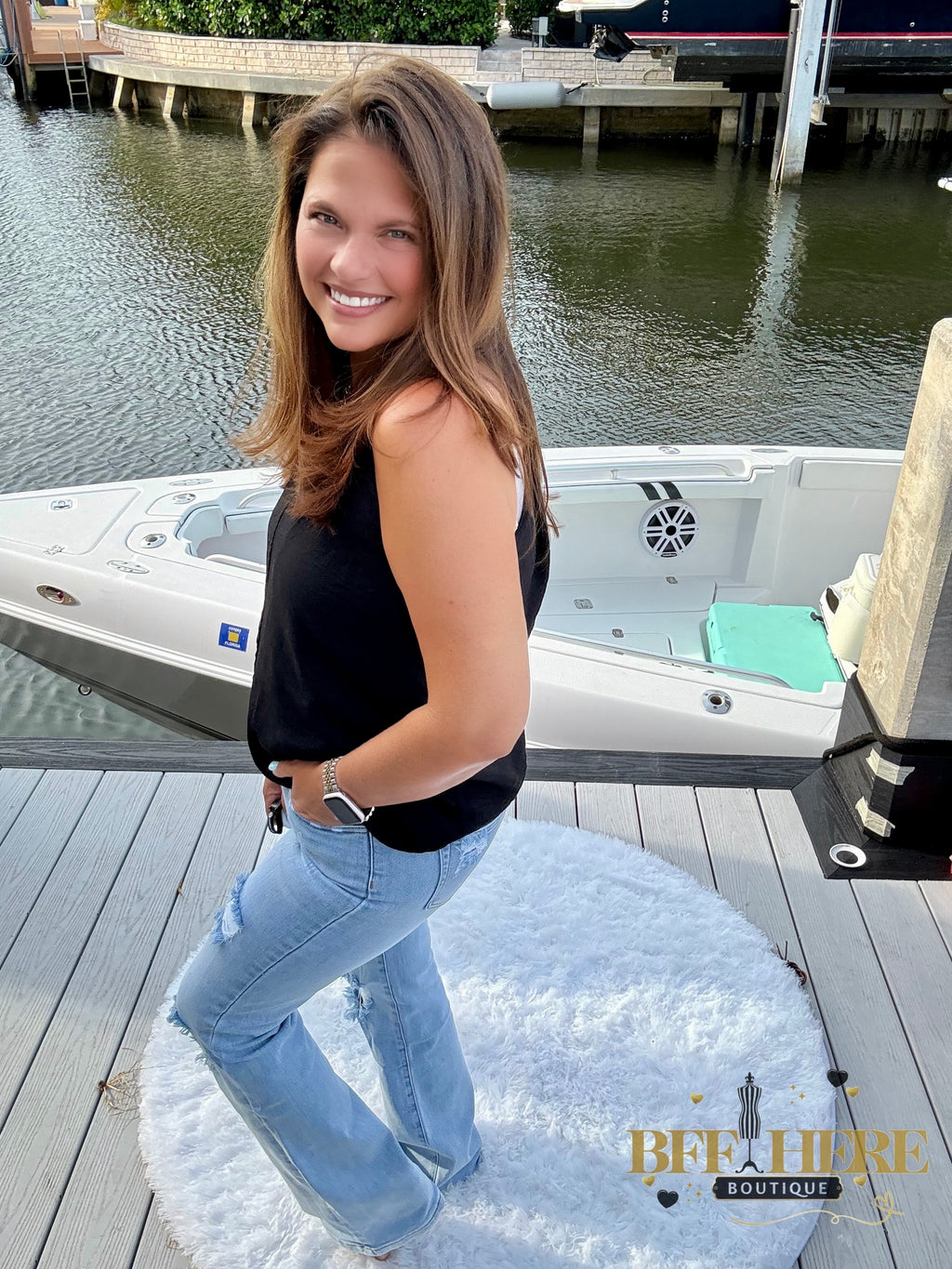 Ashland Straight Leg Distressed Jeans by Blakeley - BFF Here