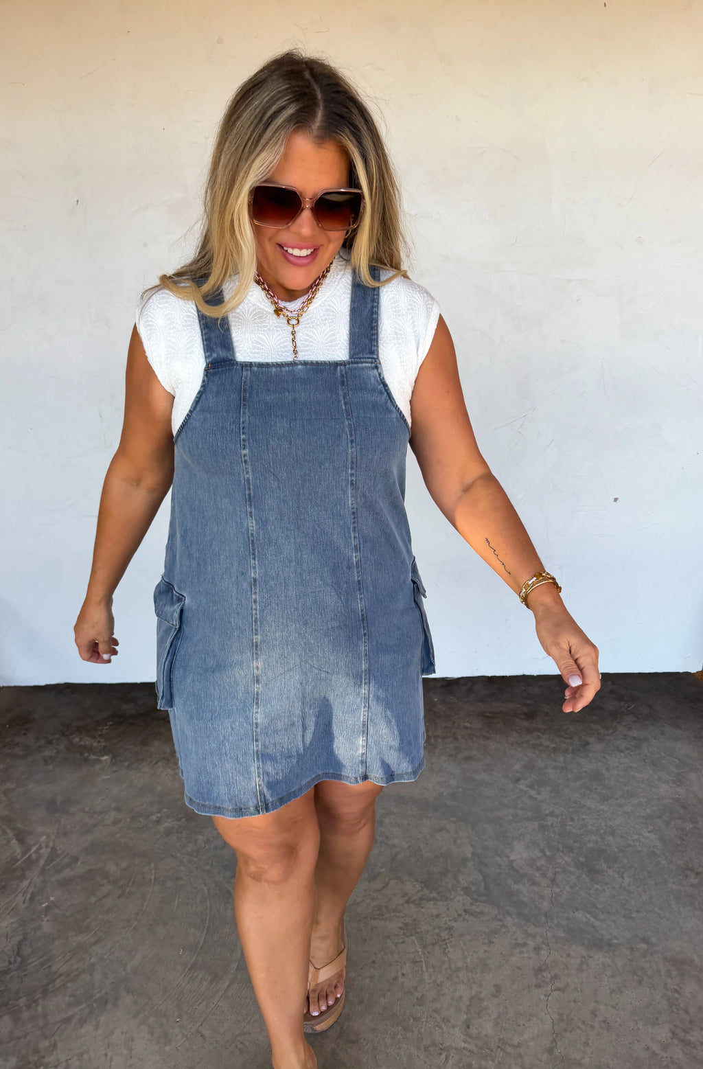 PREORDER: Denim Millie Overall Dress by Blakeley (ETA: May) - BFF Here