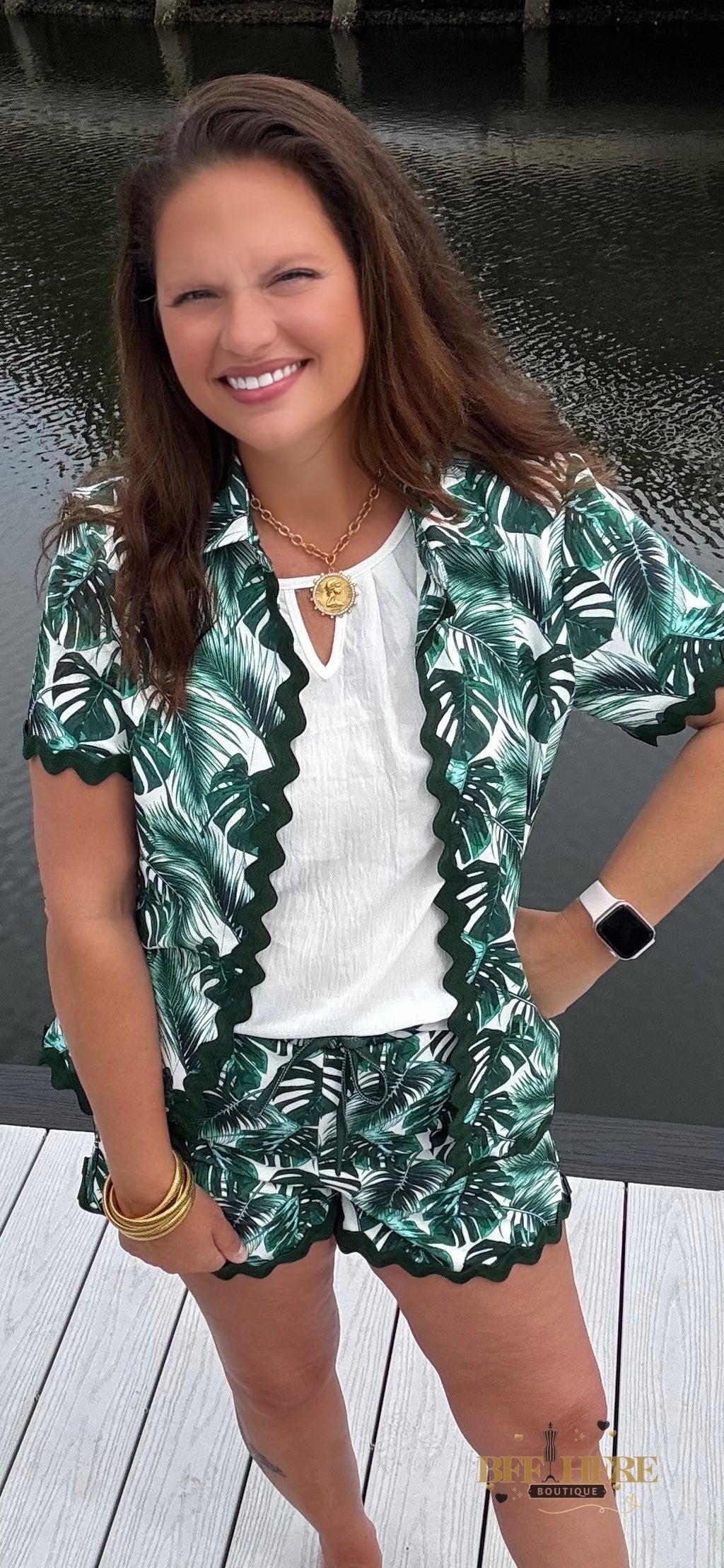 Savannah Textured Ric Rac Set / Palm Leaf by Jess Lea - BFF Here
