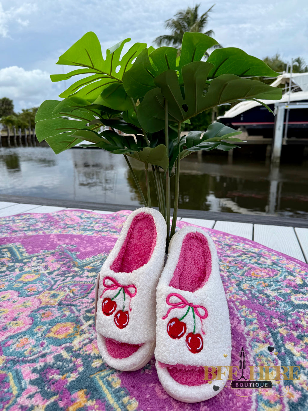Cherry Bomb Slippers by Jess Lea - BFF Here