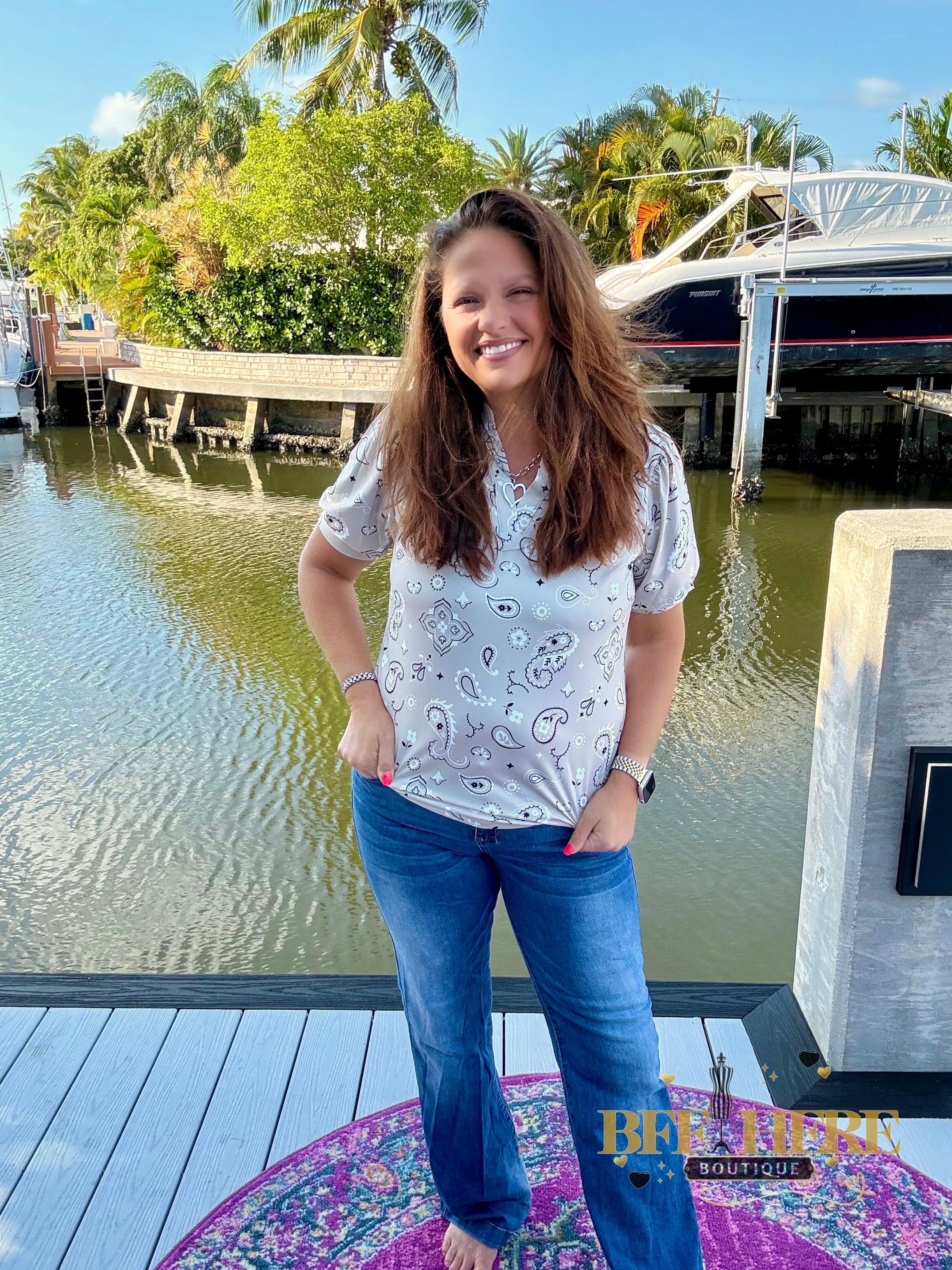 The Paisley Top by Sterling Kreek - BFF Here