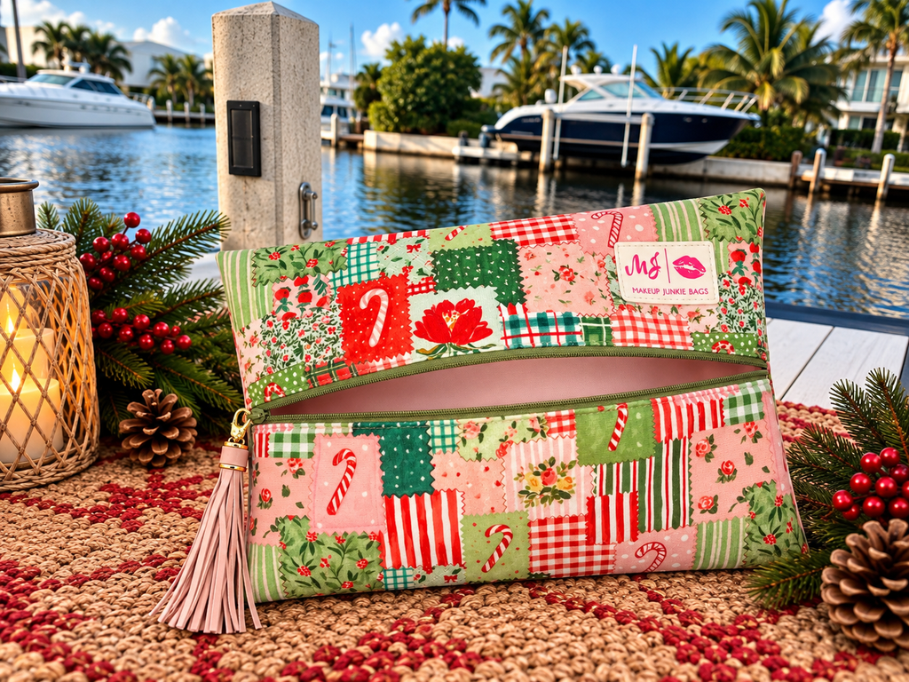 PREORDER: Christmas Cottage by Makeup Junkie Bags (ETA: 4-6 weeks)