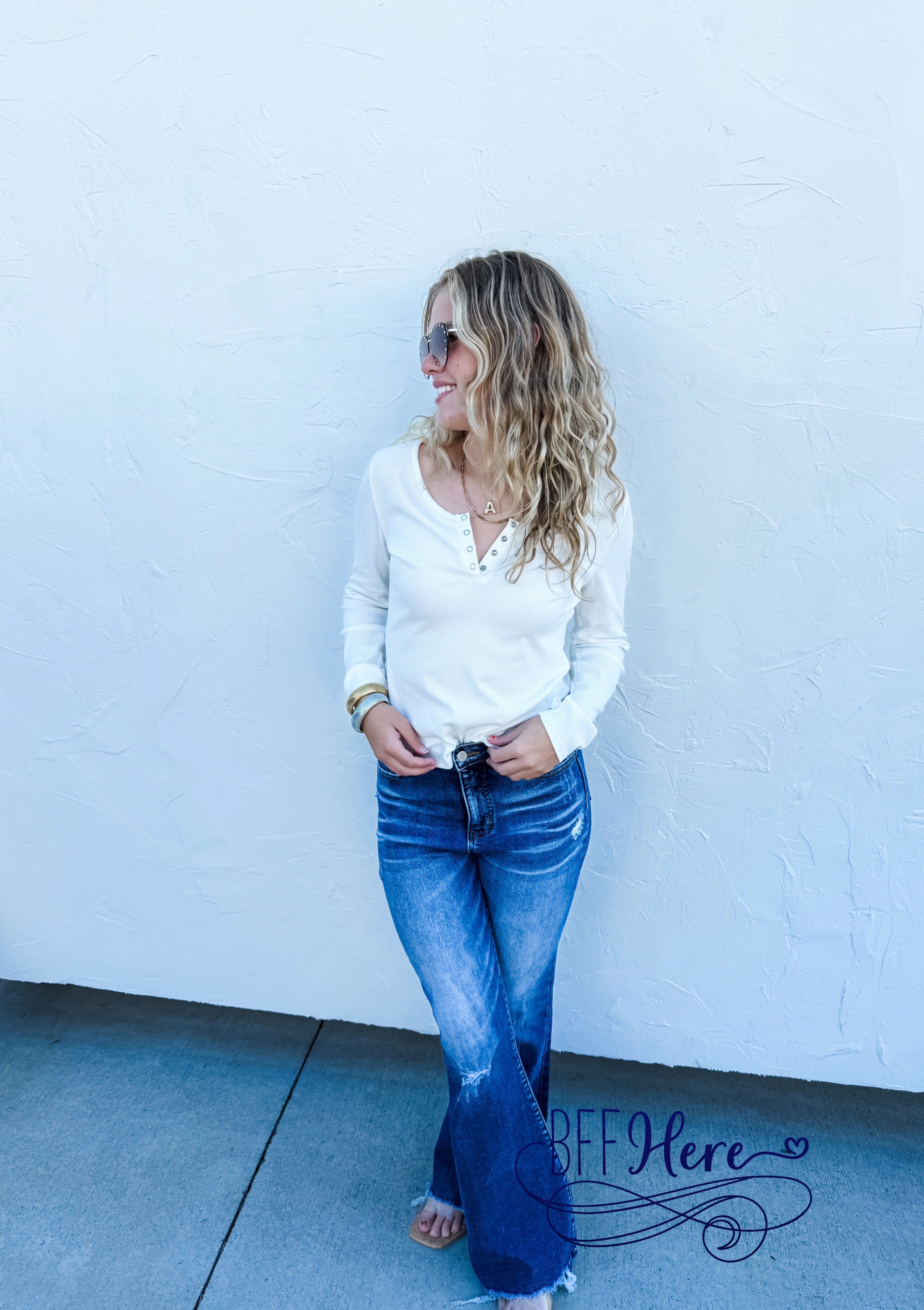 PREORDER:  Rebel Tummy Control Jeans by Blakeley (Ships Middle of January ) - BFF Here