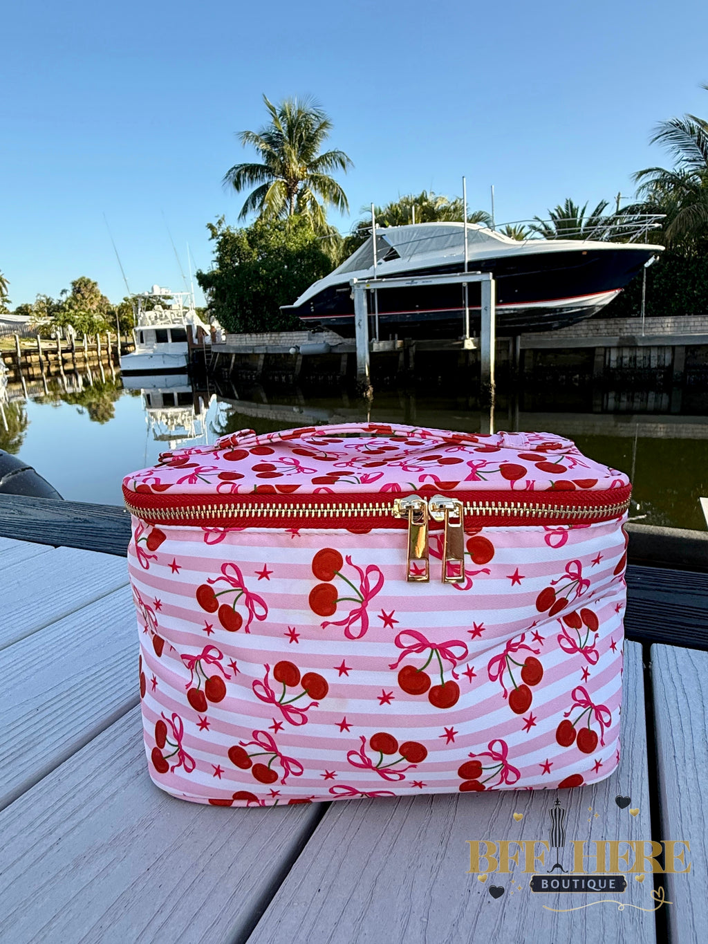 Cherry Bomb Travel Bag by Jess Lea - BFF Here