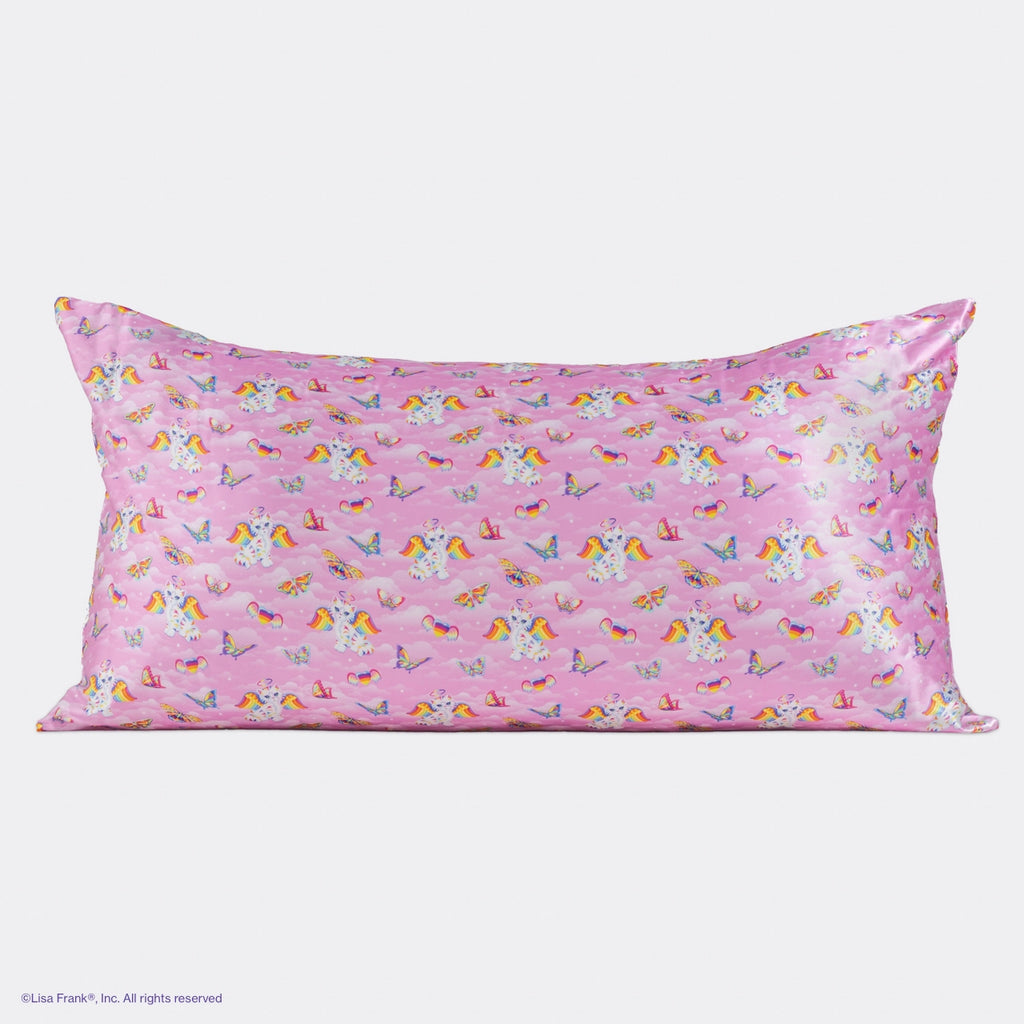 Lisa Frank X Kitsch Satin Pillowcase - Angel Kitty™ - BFF Here