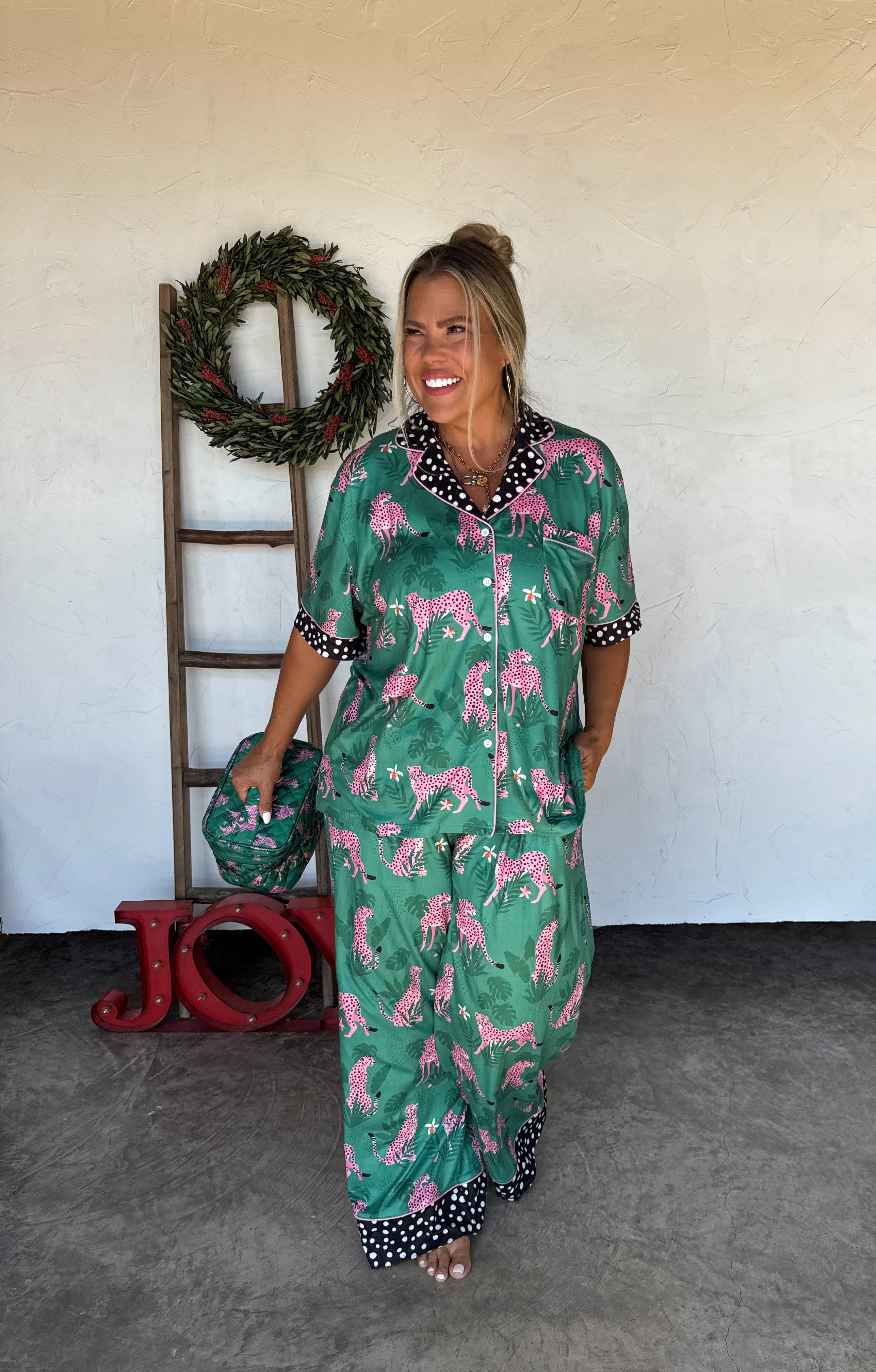 PREORDER: Leopard & Cheetah Star Lux PJ Set by Blakeley (ETA: Early December) - BFF Here