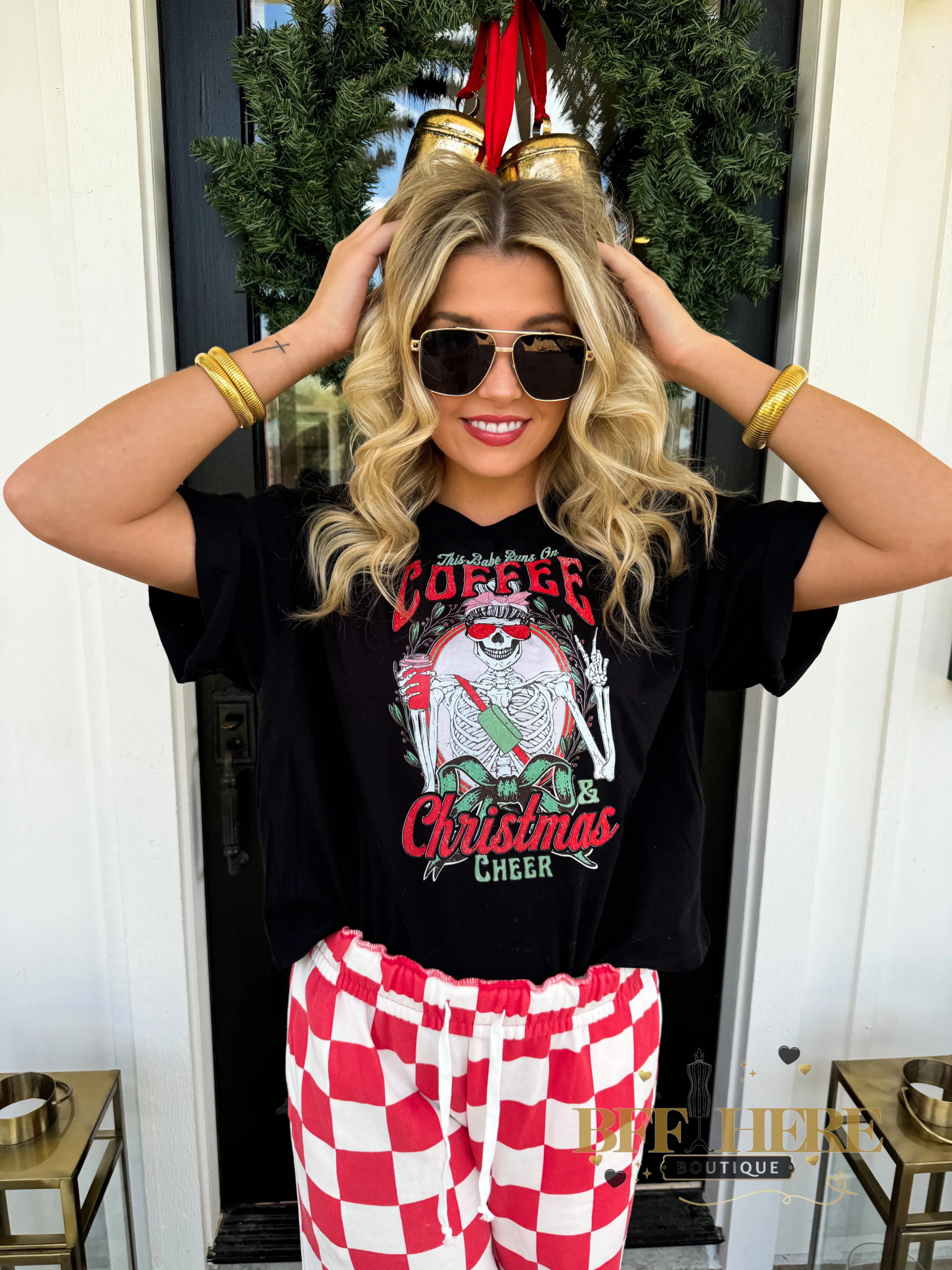 Coffee & Christmas Tee by Blakeley - BFF Here