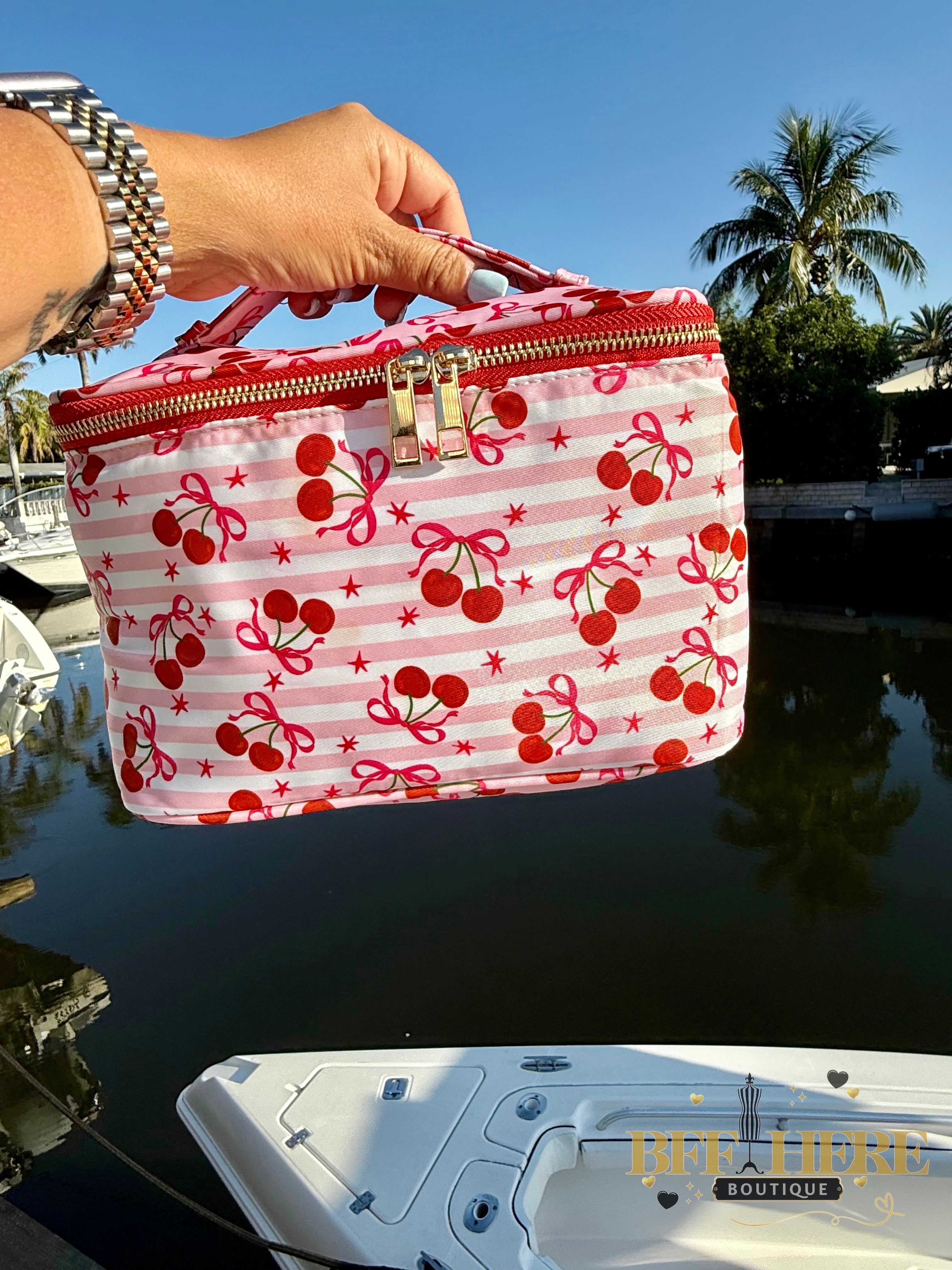 Cherry Bomb Travel Bag by Jess Lea - BFF Here