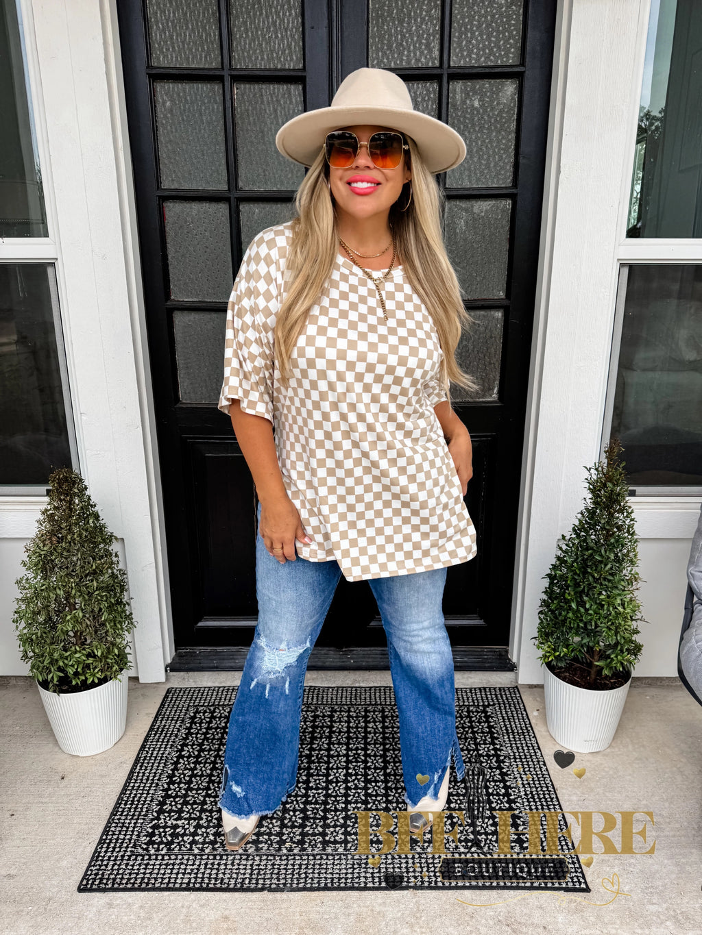 Check Me Out Side Slit Top by Blakeley - BFF Here