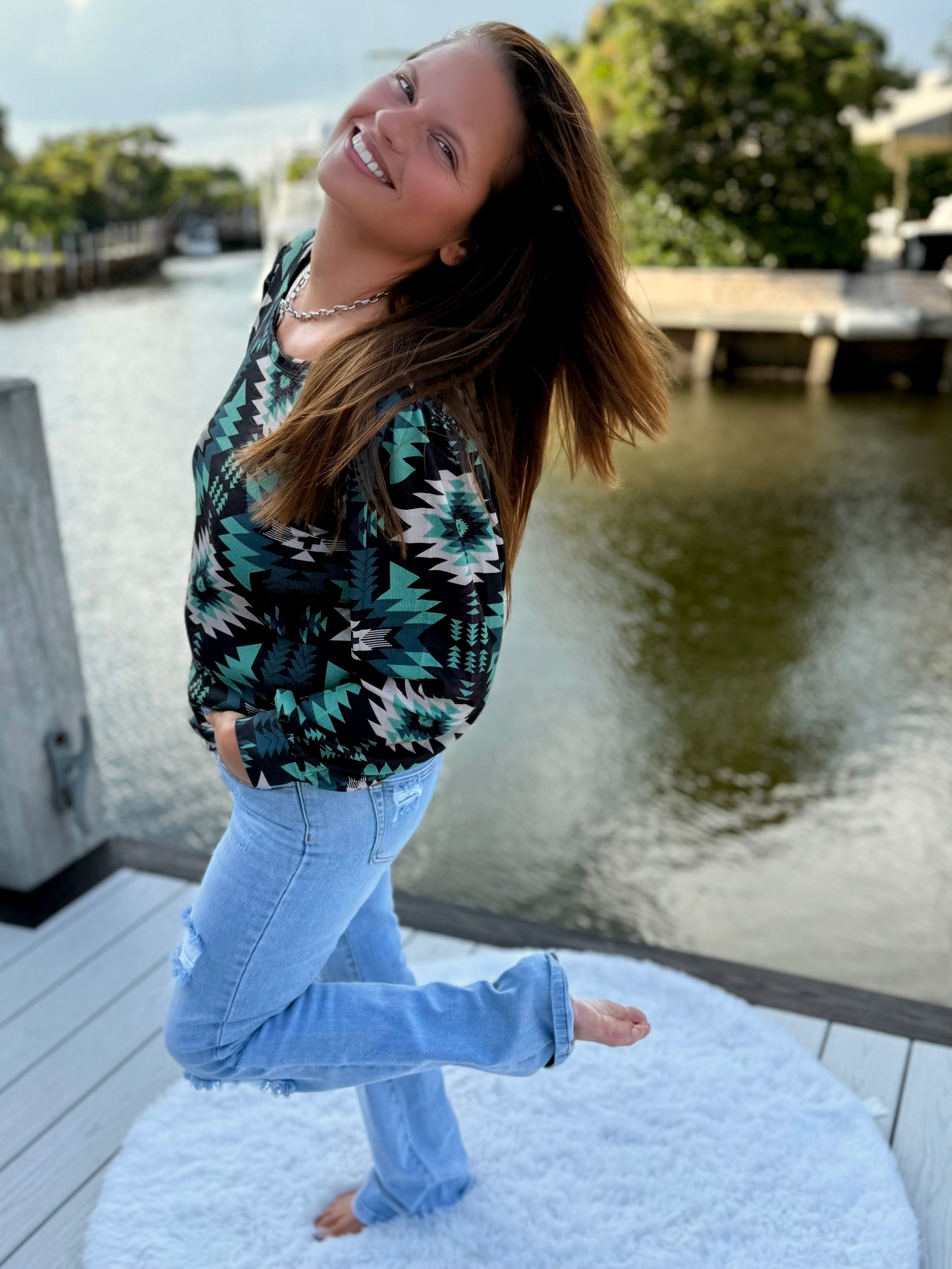 Midnight Mesa Top by Sterling Kreek - BFF Here