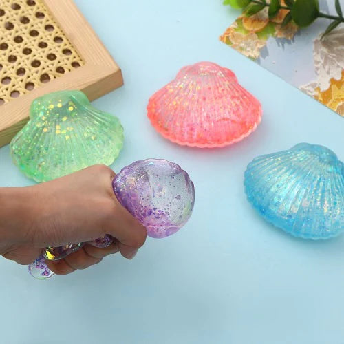 Squishy Shell Squishy Glitter Shell Toy – BFF Here