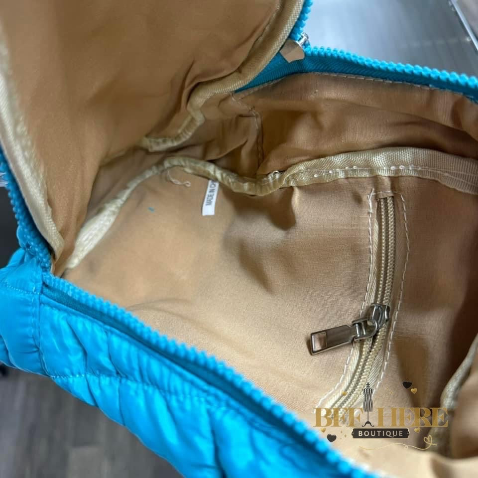 Color Pop Quilted Bubble Crossbody - BFF Here